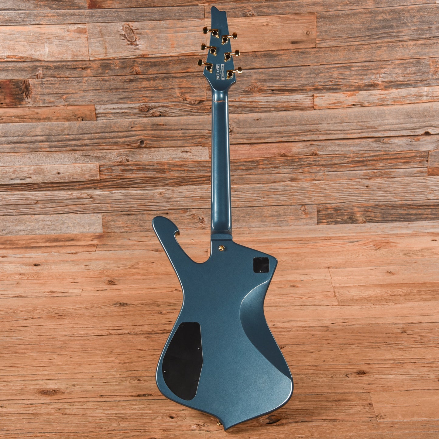 Ibanez IC420ABM Iceman 6-String Electric Guitar Antique Blue Metallic