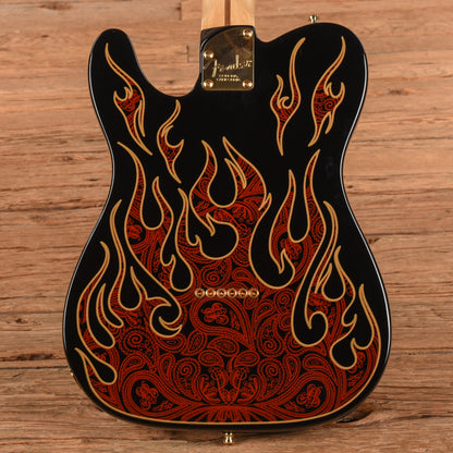 Fender Artist James Burton Telecaster Red Paisley Flames 2006