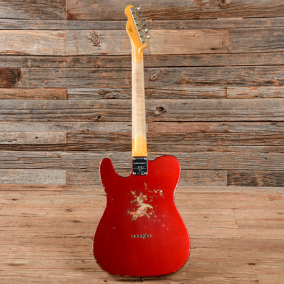 Fender Custom Shop Limited 60s HS Telecaster Relic Aged Candy Apple Red Over Pink Paisley 2023