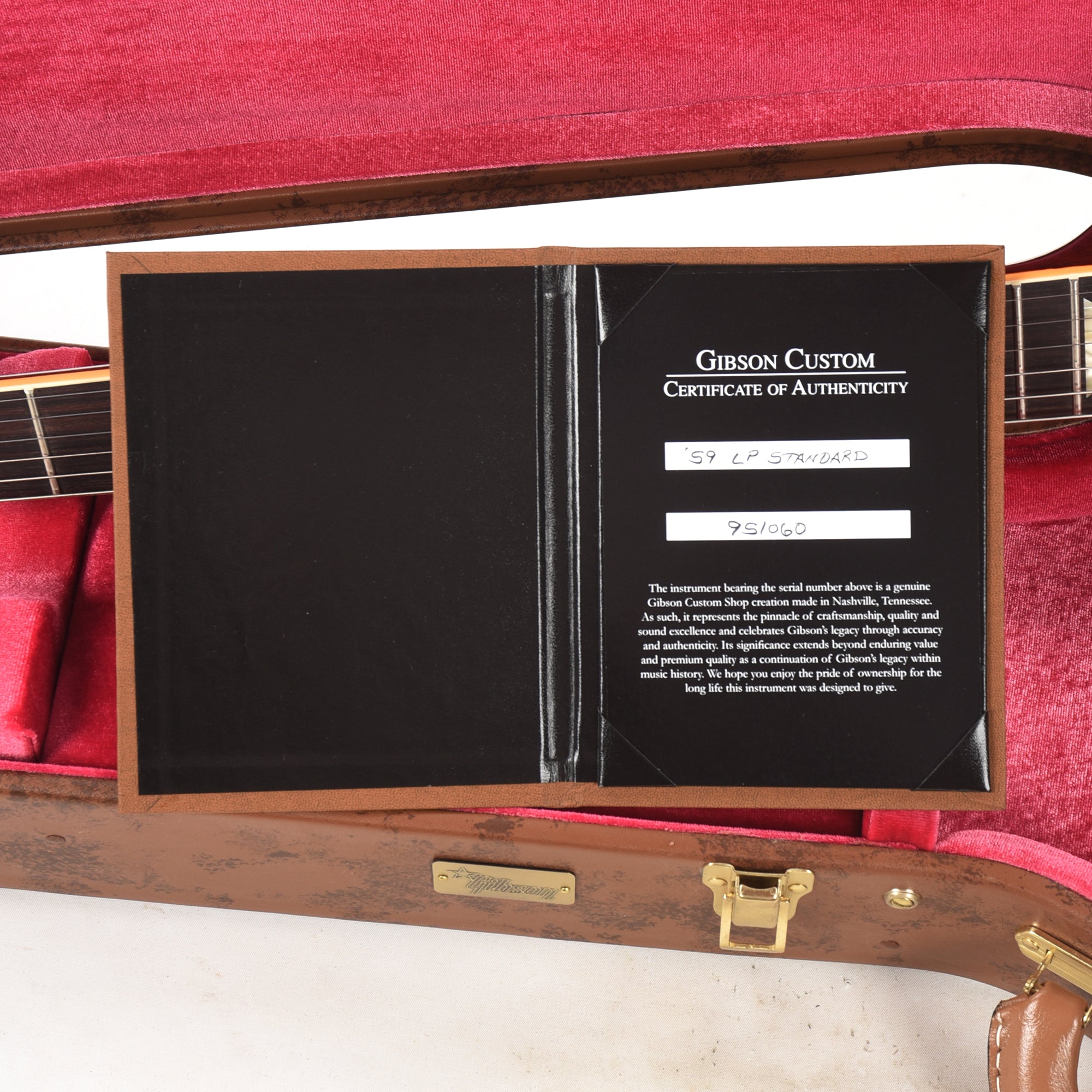 Gibson Custom Shop 1959 Les Paul Standard Beauty of the Burst 40 VOS w/Double Classic White Custombuckers