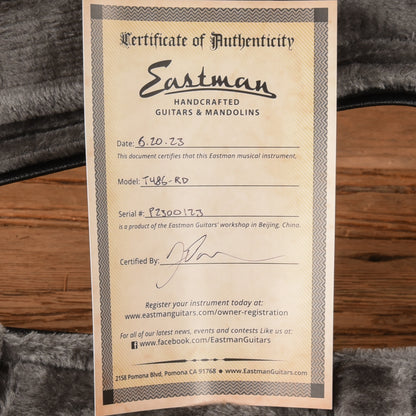 Eastman T486 Thinline Red w/Seymour Duncan Humbuckers