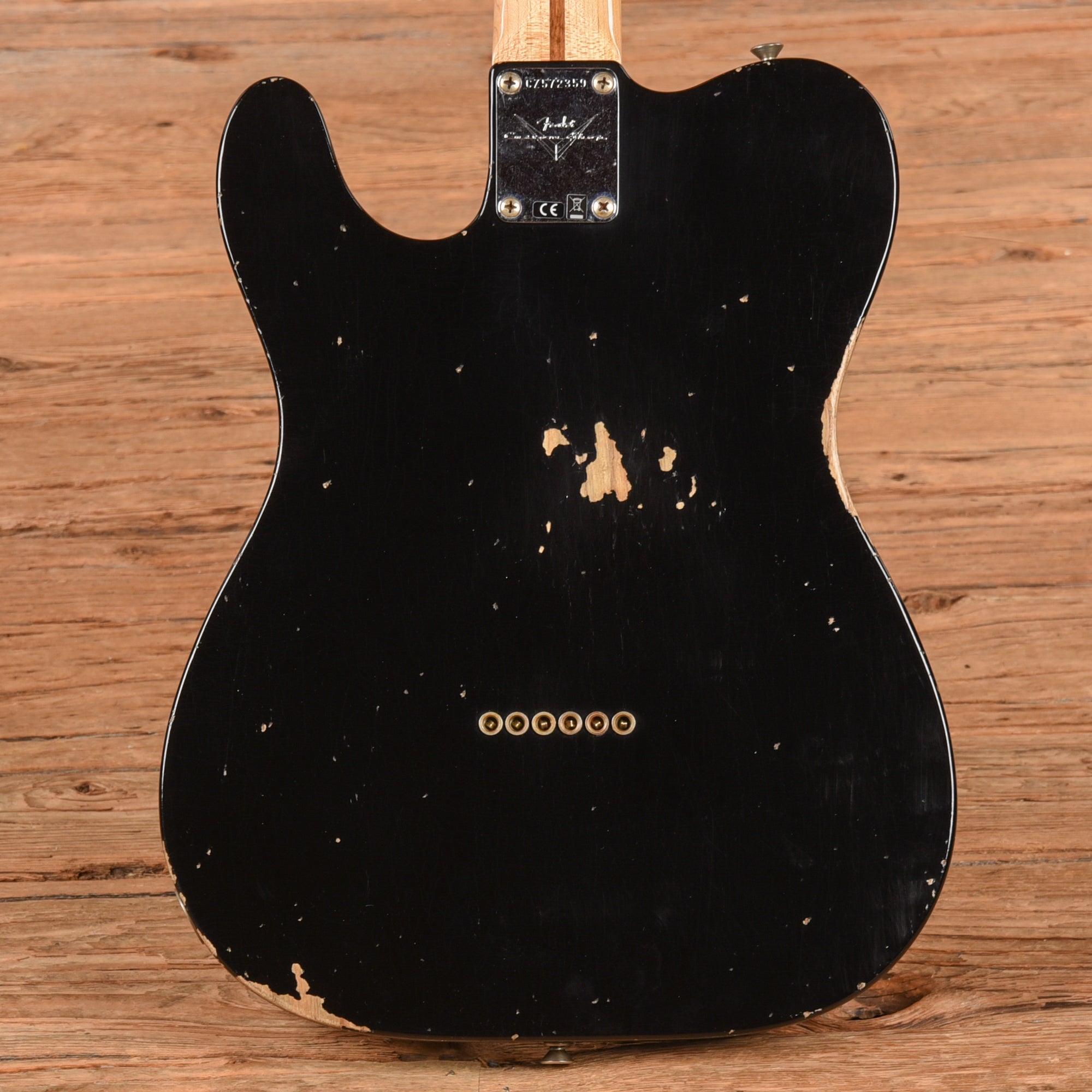 Fender Custom Shop '72 Telecaster Custom Journeyman Relic Black 2023