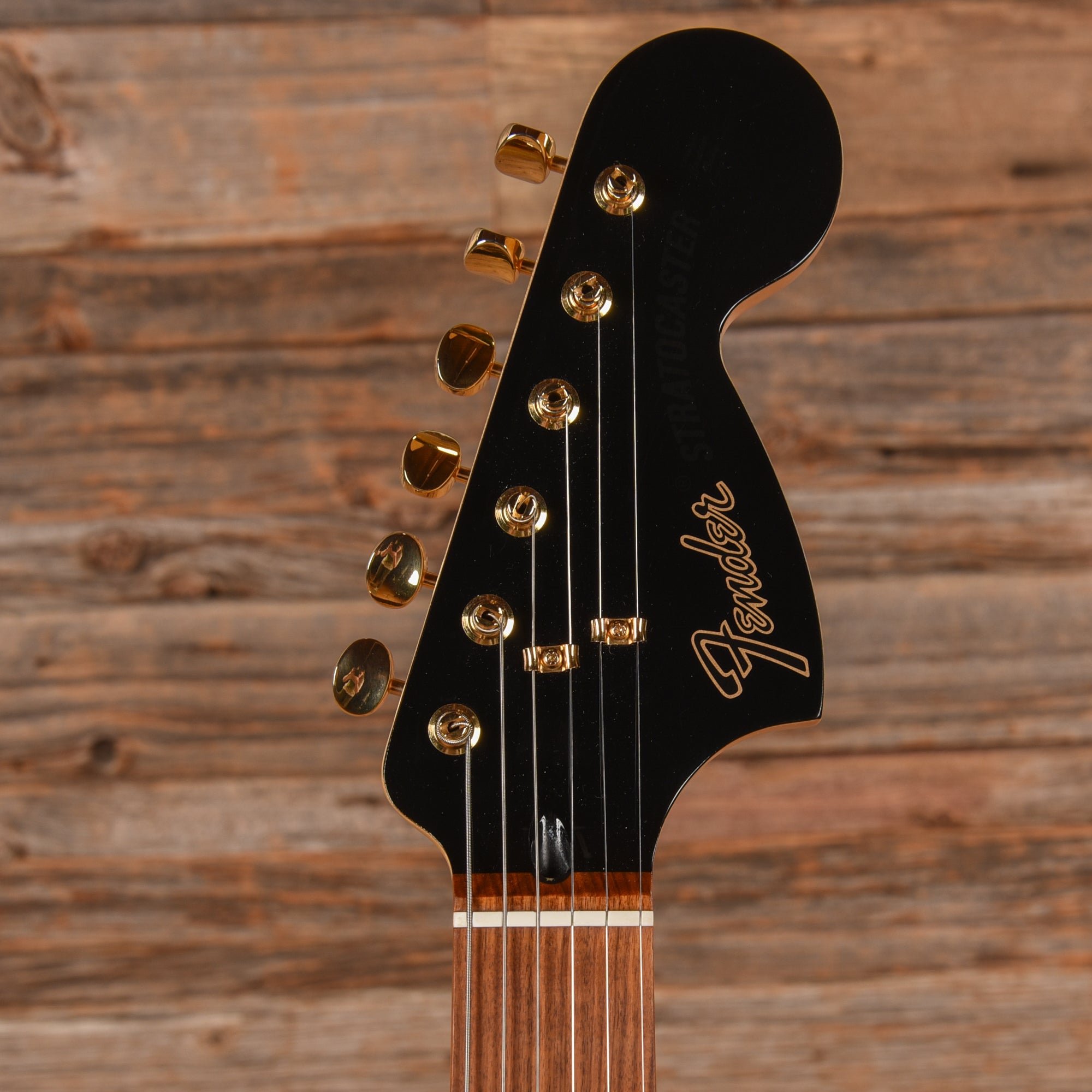 Fender Limited Edition Mahogany Blacktop Stratocaster HHH White 2019