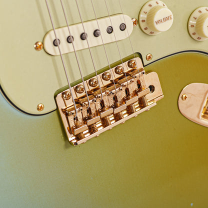 Fender Custom Shop 1959 Stratocaster Deluxe Closet Classic Super Aged Sonic Blue Master Built by Dale Wilson w/Gold Hardware & AA Flame Neck