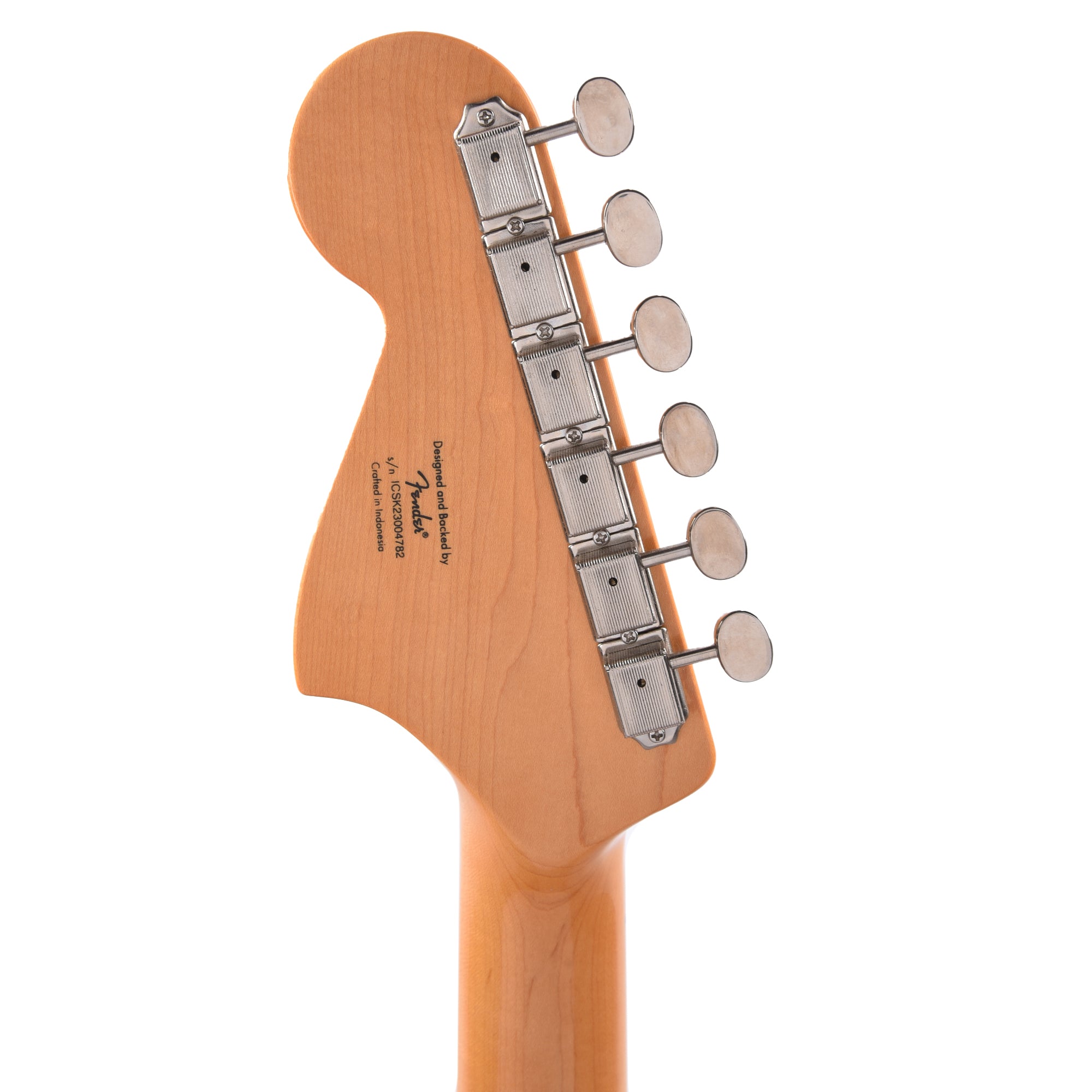 Squier Classic Vibe Bass VI Shell Pink w/Matching Headcap & 3-Ply Parchment Pickguard