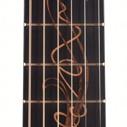 Taylor Custom Grand Concert 12-Fret Tasmanian Blackwood Antique Blonde w/Engraved Twist & Ocean Vine Inlays