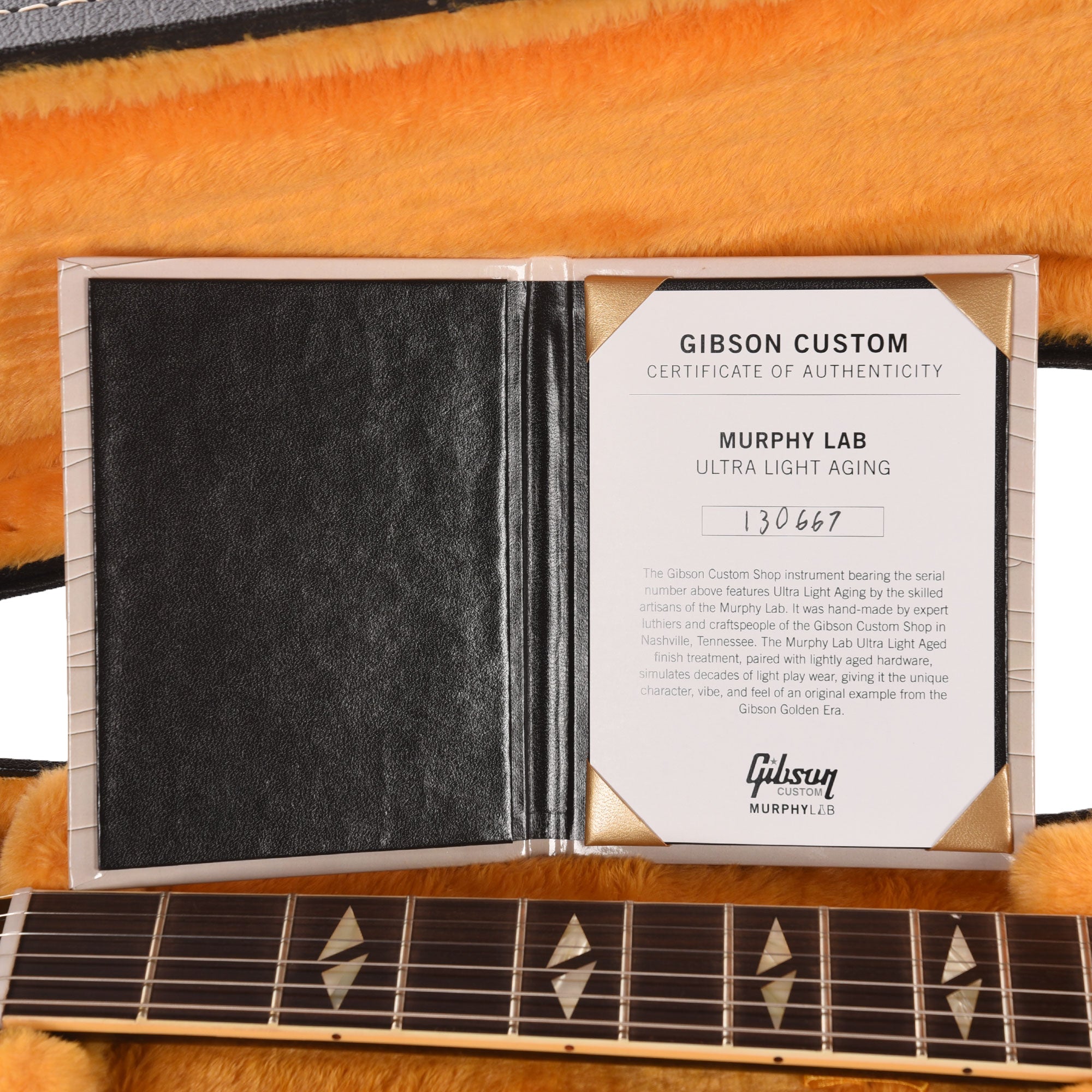 Gibson Custom Shop Murphy Lab 1964 Trini Lopez Standard Reissue Ebony Ultra Light Aged