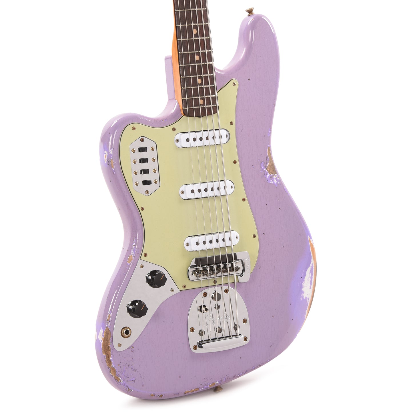 Fender Custom Shop 1962 Bass VI Heavy Relic Super Aged Lavender LEFTY