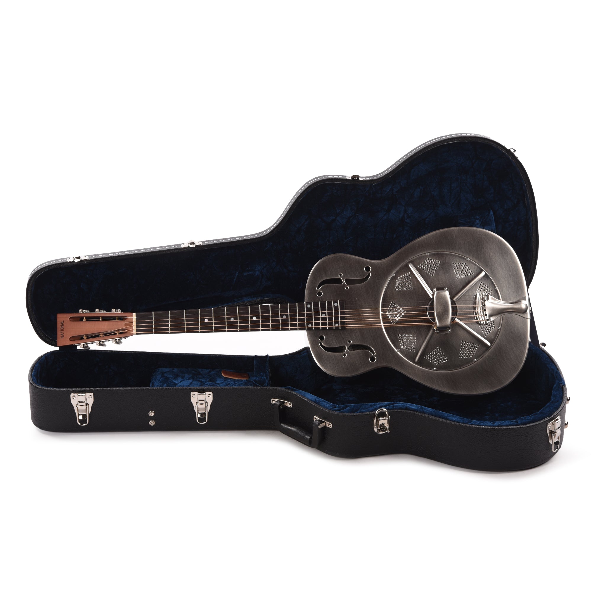 National NRP Single Cone Steel Rubbed Nickel 14-Fret