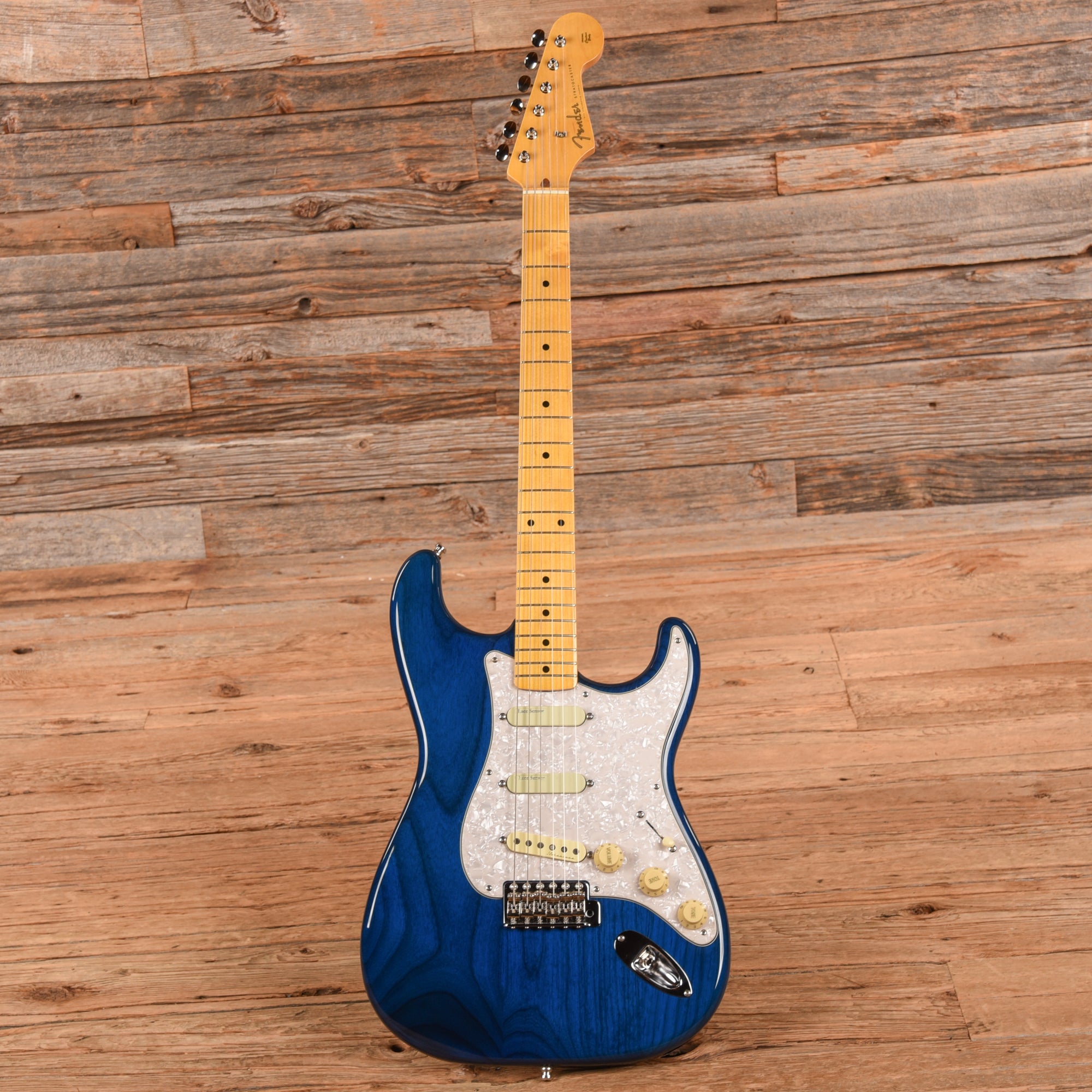 Fender MIJ Traditional '58 Stratocaster Sapphire Blue Transparent 2019