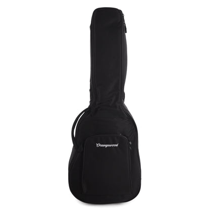 Orangewood Juniper Black Live Rubber Bridge Parlor Acoustic Guitar Lefty