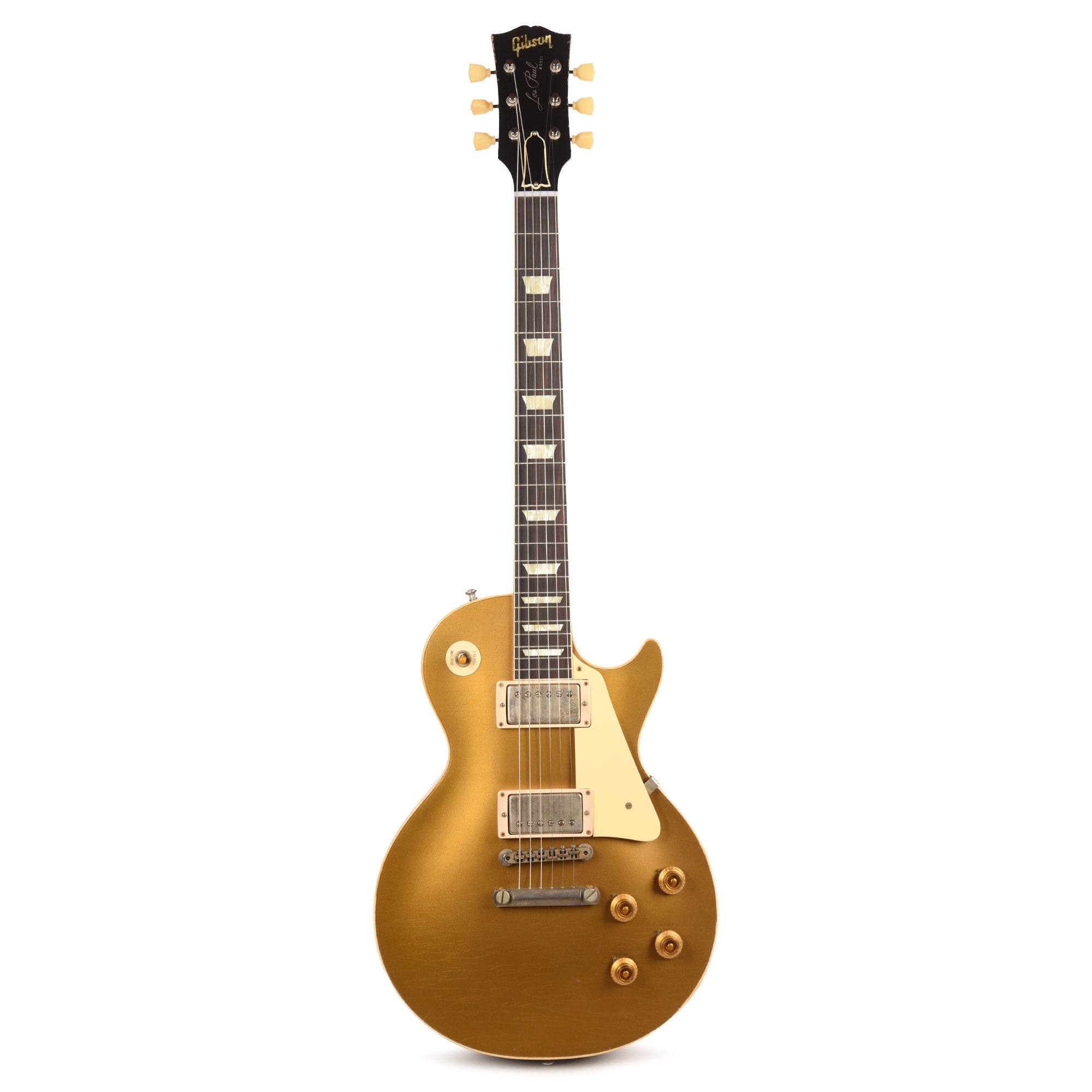 Gibson Custom Shop Murphy Lab 1957 Les Paul Goldtop Darkback Reissue Double Gold Light Aged