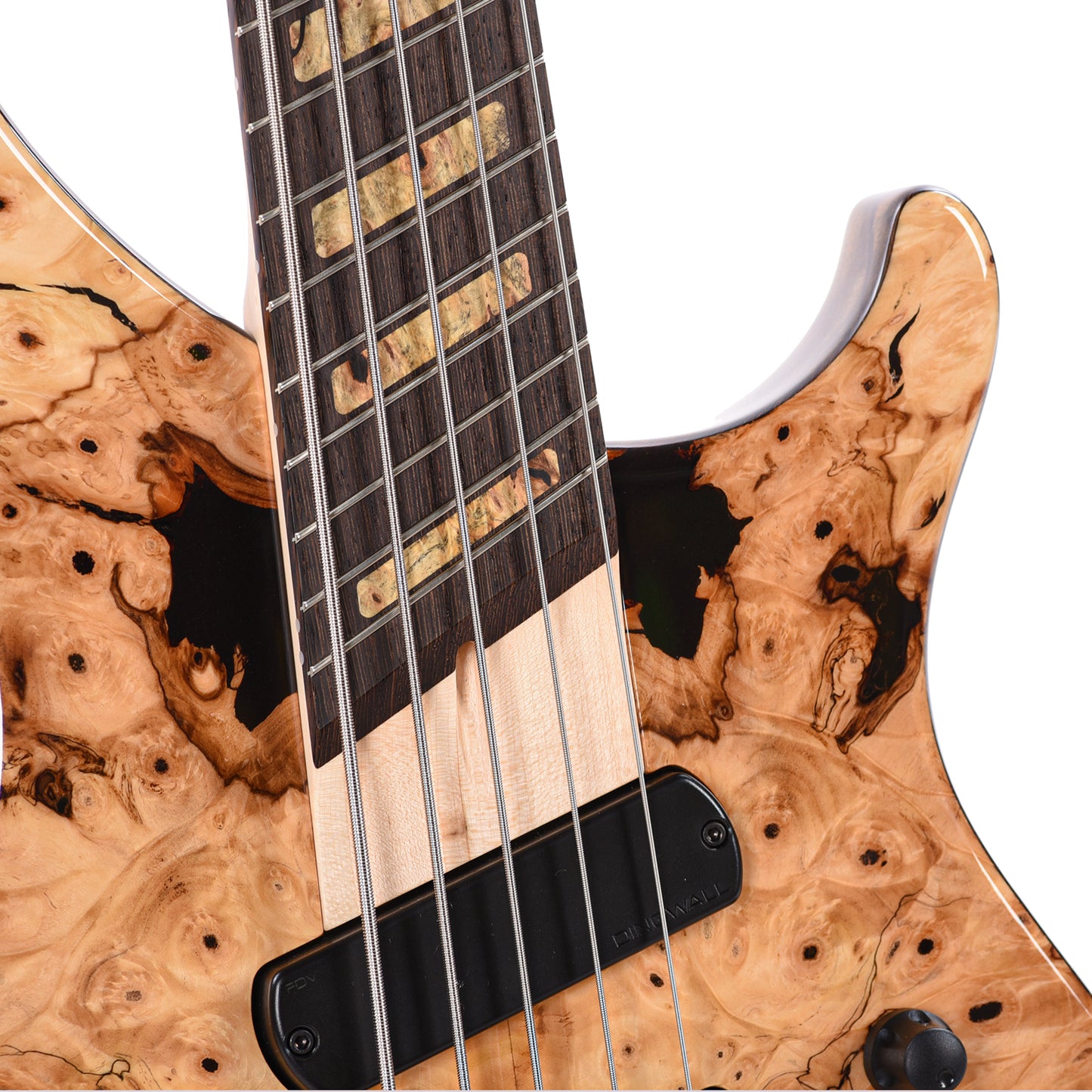 Dingwall Custom Afterburner I 5-String Buckeye Burl/Black Limba Natural w/Darkglass Preamp