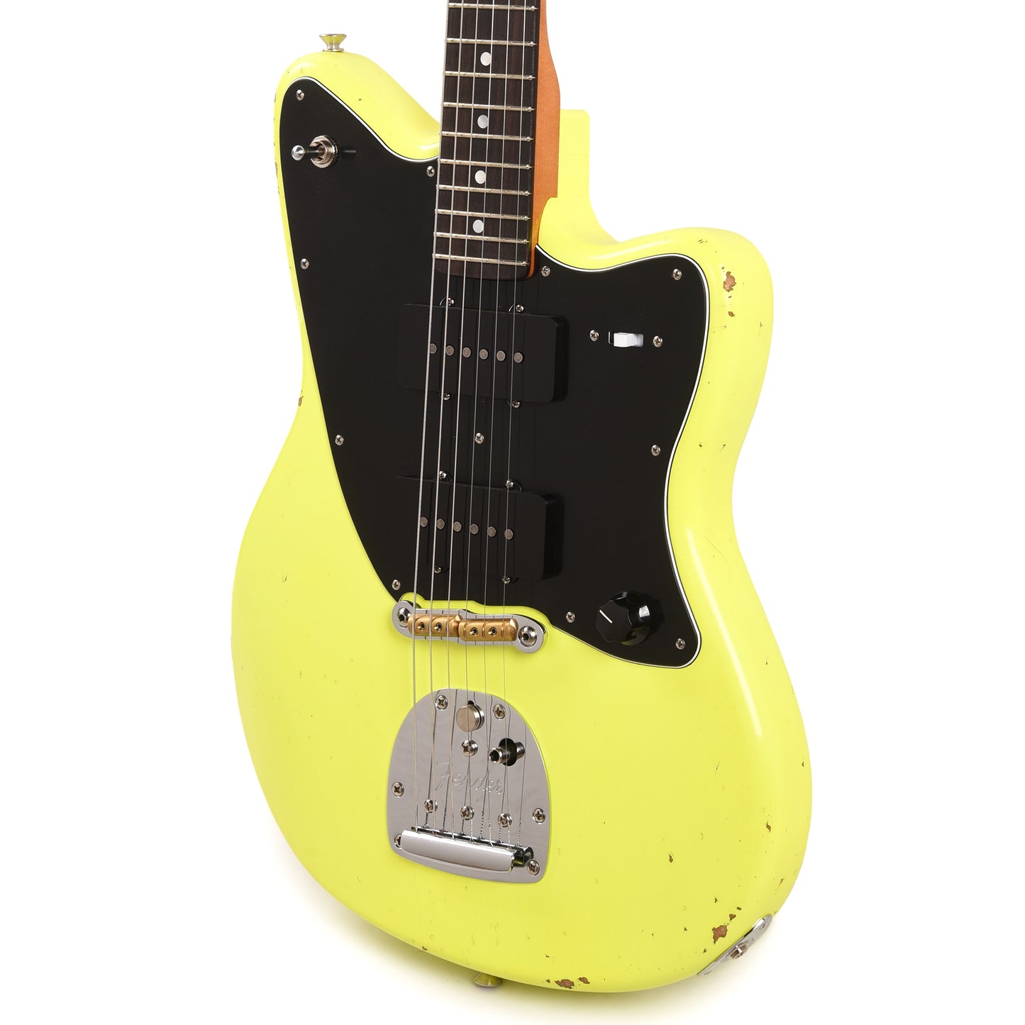 Fender Custom Shop Toronado Relic Fluorescent Yellow Master Built by Levi Perry