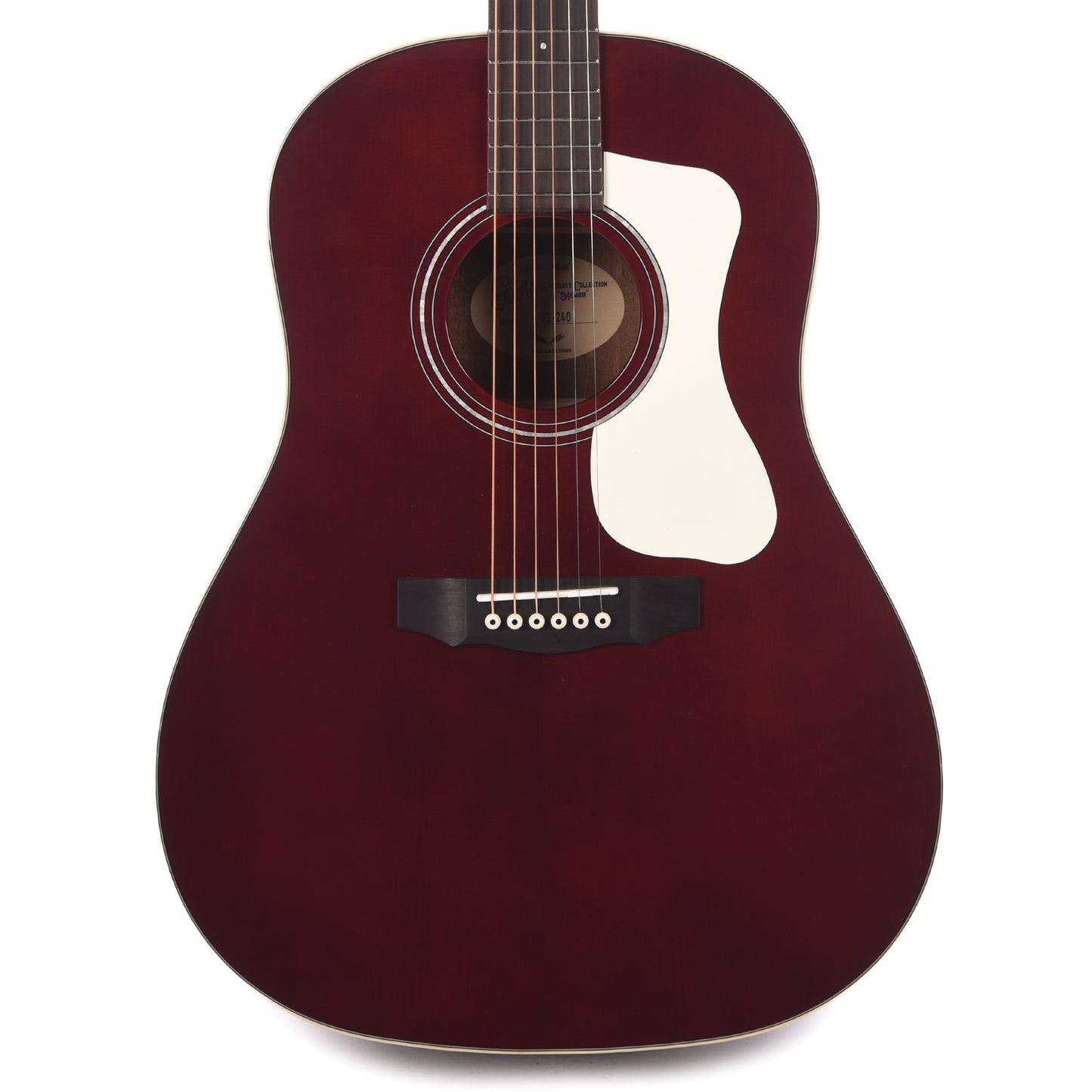 Guild DS-240 Memoir Slope Shoulder Acoustic Guitar Wine Red