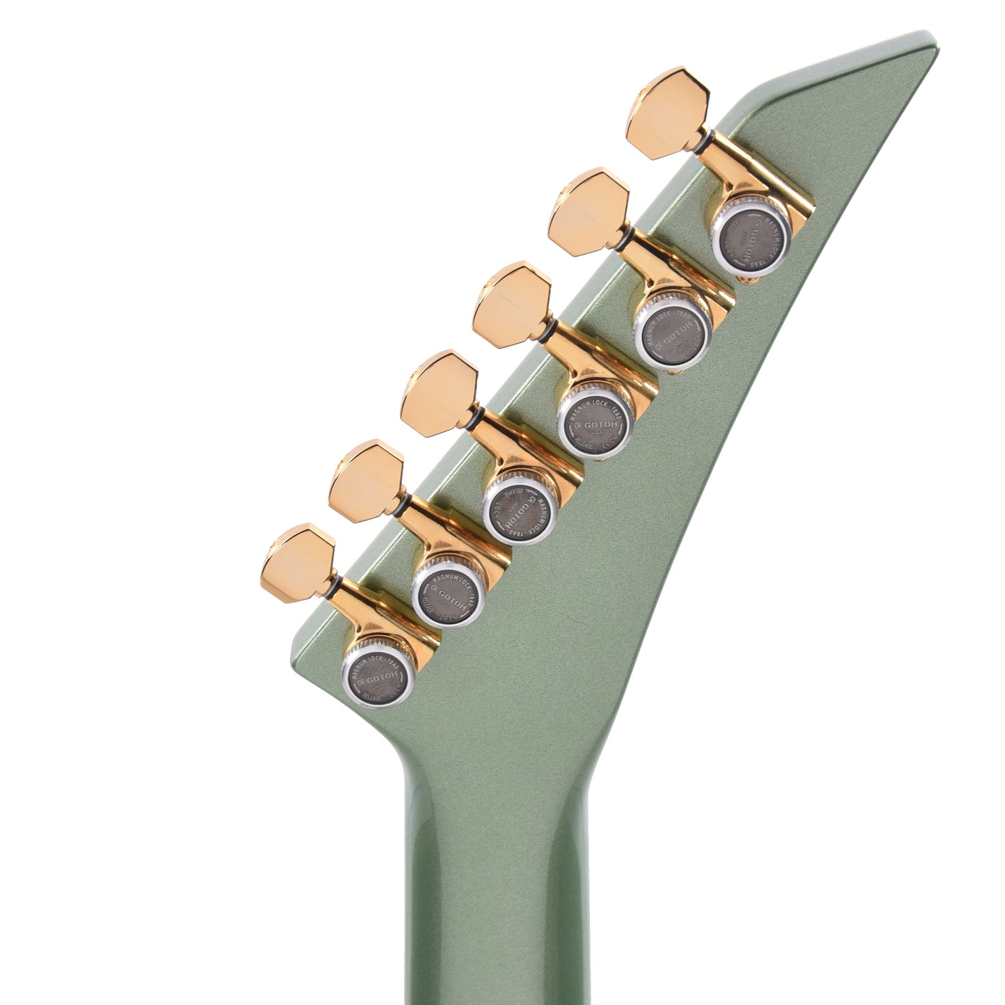 Jackson Custom Shop Soloist 2H FR Sage Green Metallic