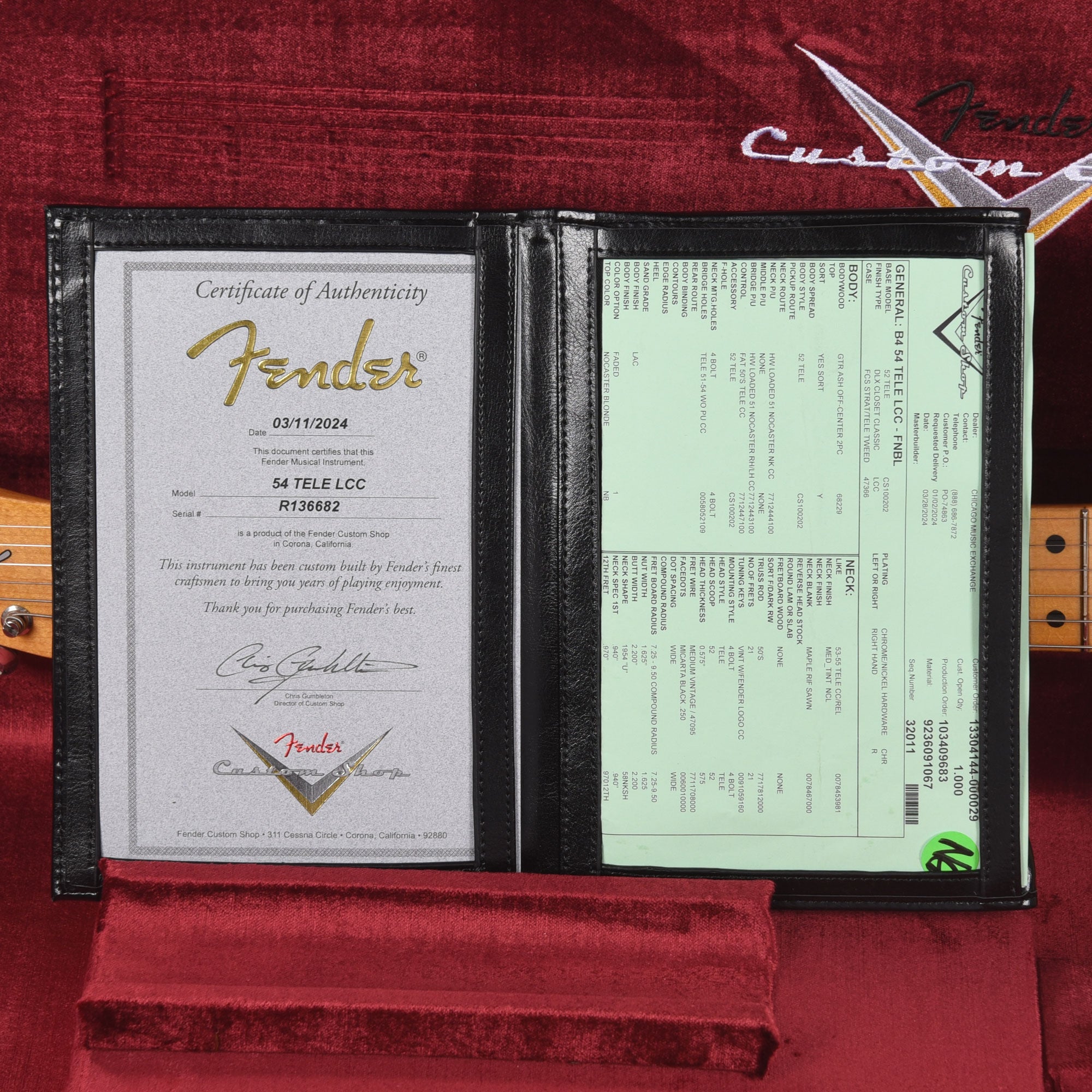 Fender Custom Shop 1954 Telecaster Deluxe Closet Classic Faded Nocaster Blonde