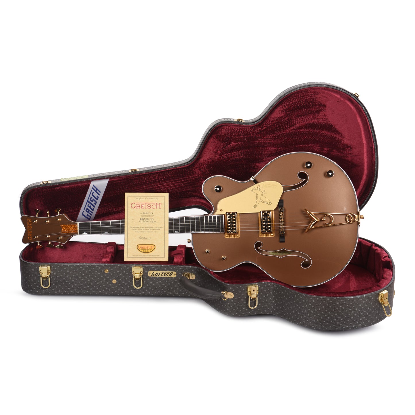 Gretsch Custom Shop G6136T-59 Falcon NOS Medium Palomino Metallic Master Built by Gonzalo Madrigal