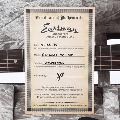 Eastman E6 LGSS Thermo-Cure Sitka/Mahogany Sunburst Truetone Gloss