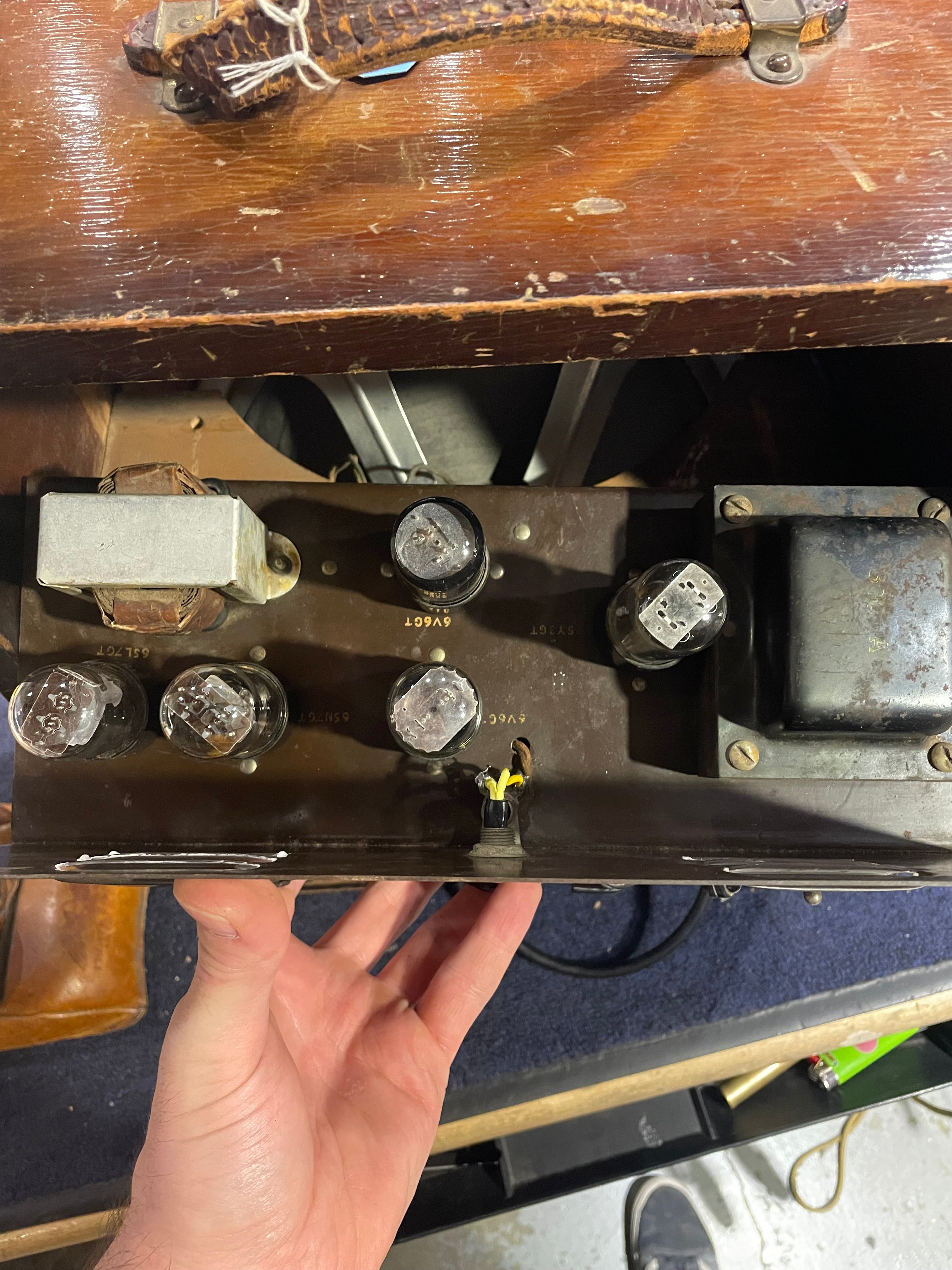 Kay Lap Steel and Amp Set Sunburst 1951