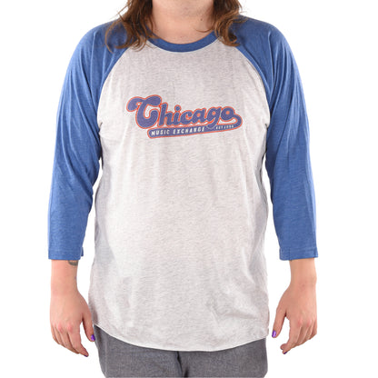 CME "Rec League" Vintage Royal 3/4 Raglan Baseball T-Shirt