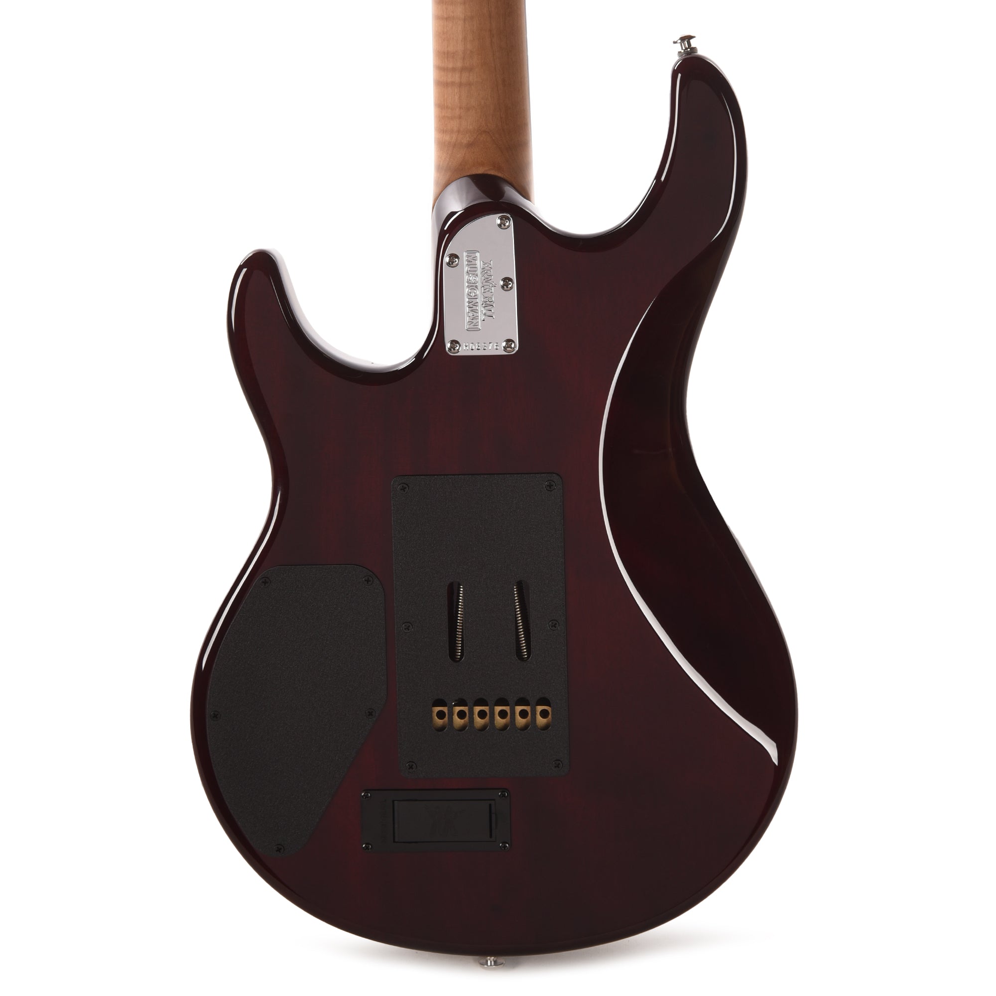 Music Man Luke 4 Maple Top HH Afterburn w/ Roasted Figured Maple Neck