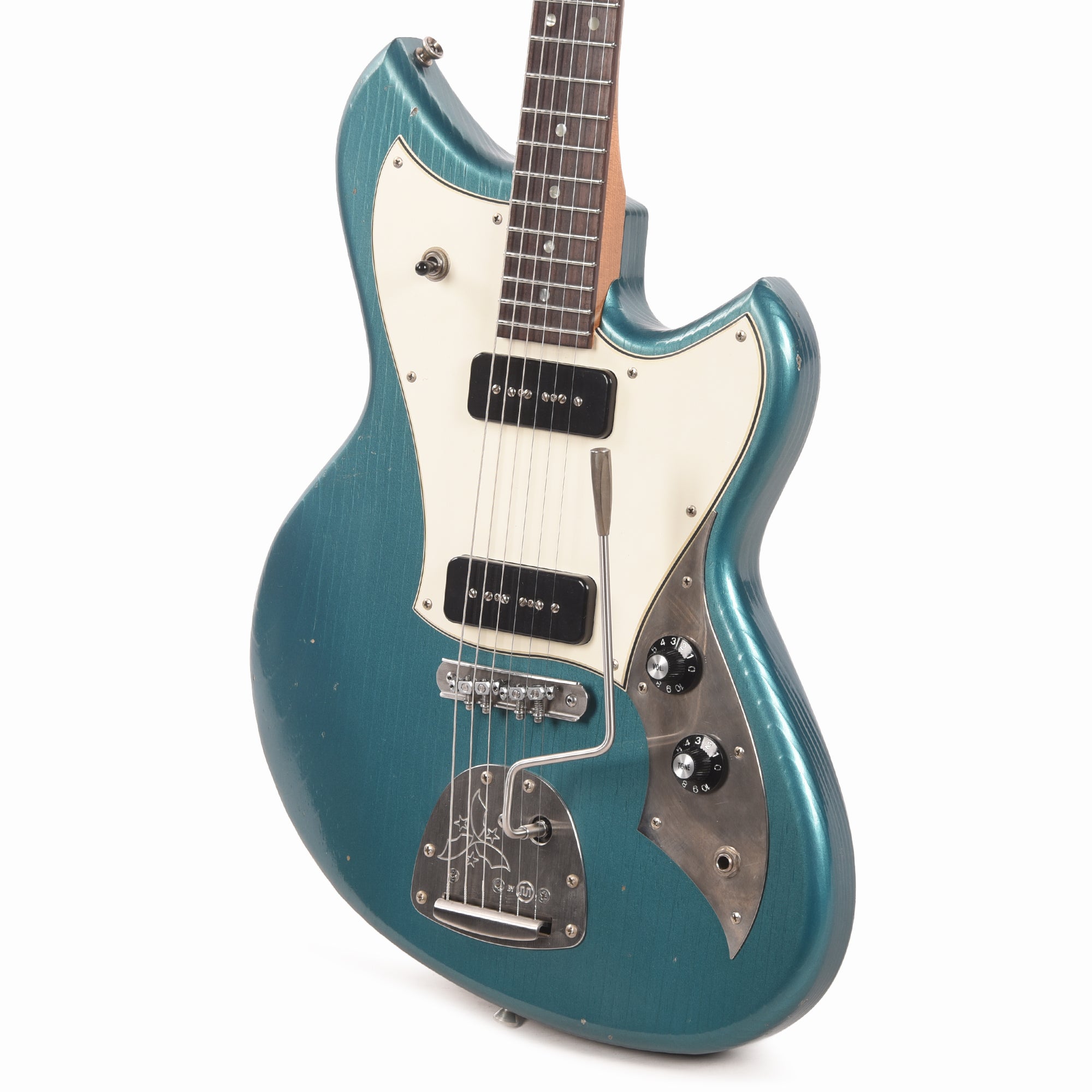 Novo Serus J Ocean Turquoise Light Distress w/Fralin P-90 Pickups