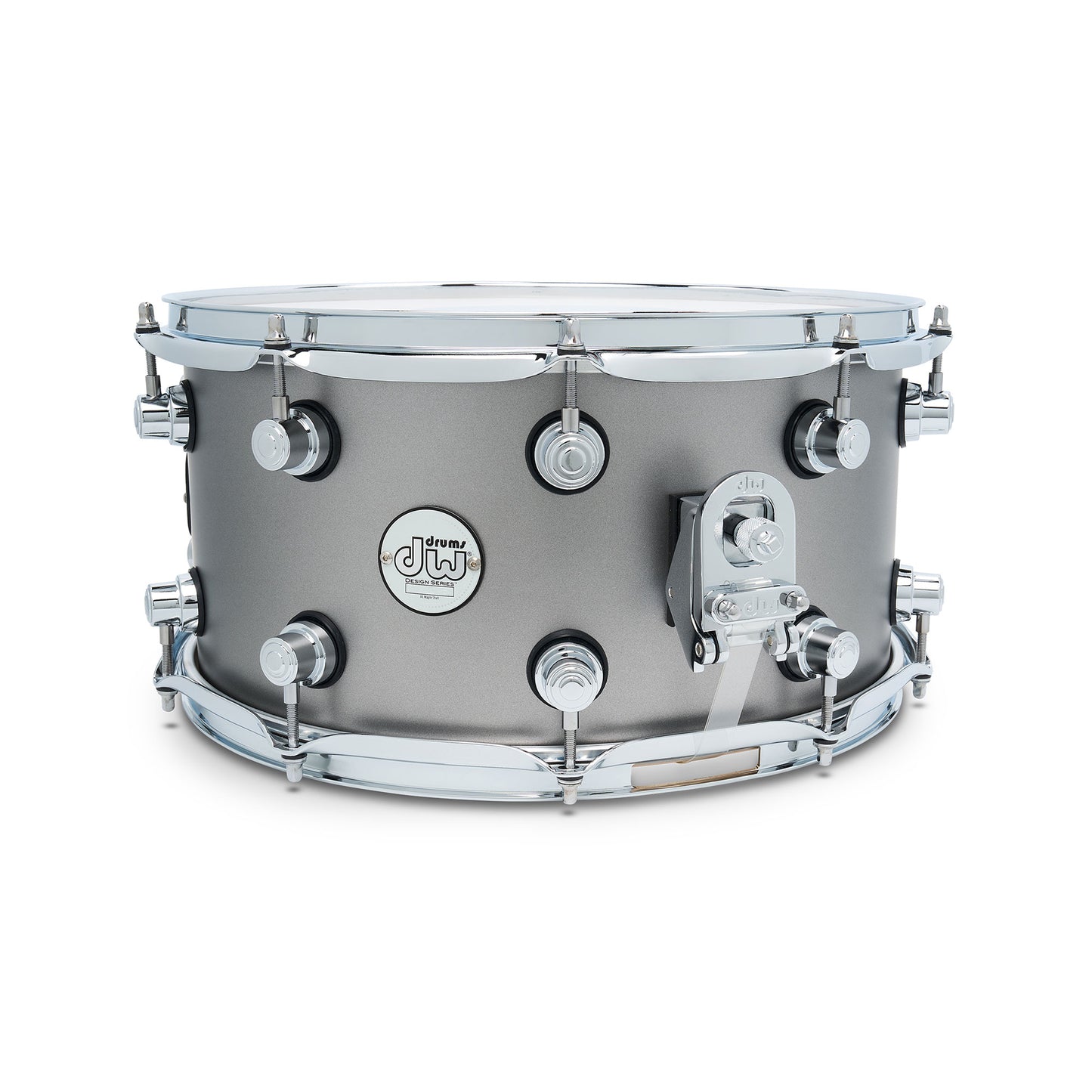 DW Design Series 7x14 Snare Drum Limited Titanium Satin Lacquer