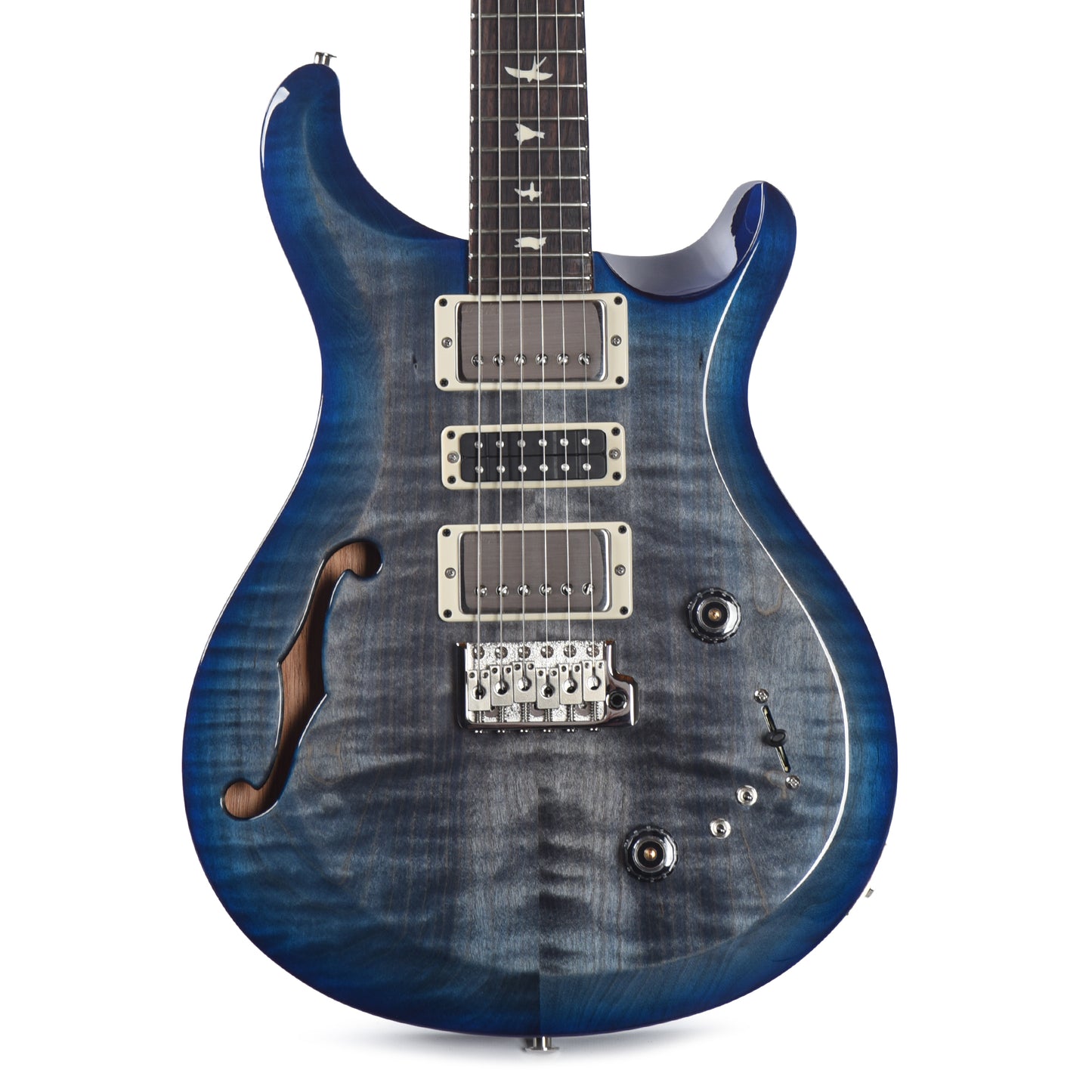 PRS S2 Special Semi-Hollow Faded Gray Black Blue Burst