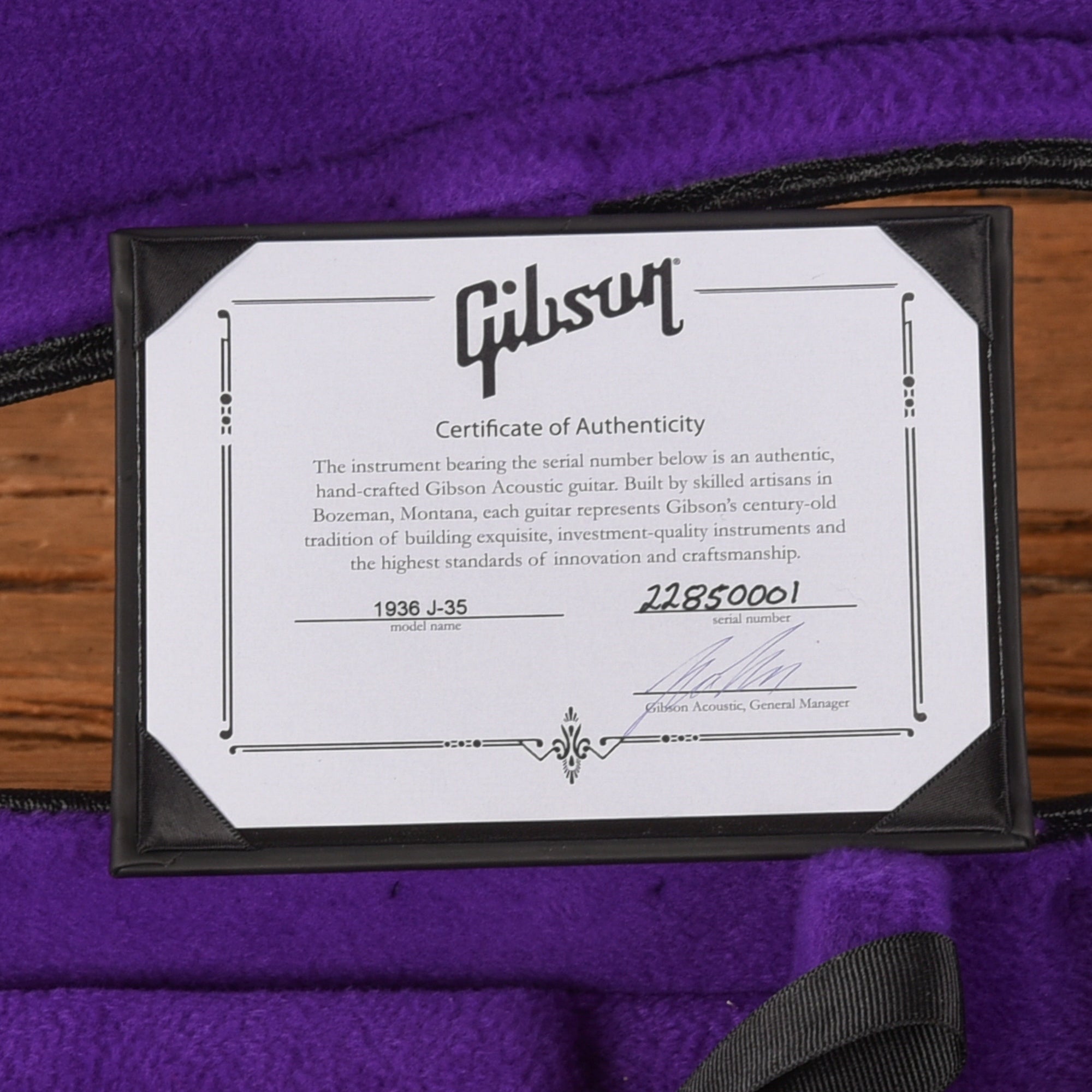 Gibson Custom Shop 1936 J-35 Vintage Sunburst 2020