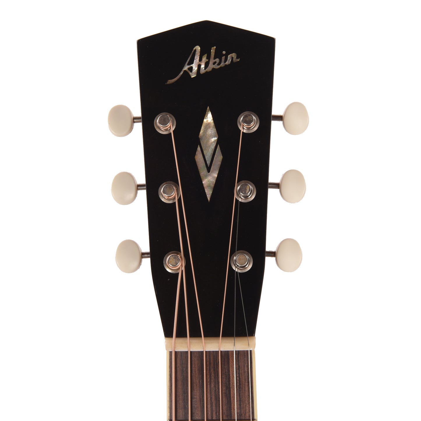 Atkin The Forty Three Deluxe Baked Sitka/Mahogany Aged Sunburst Top w/Glitter Trim