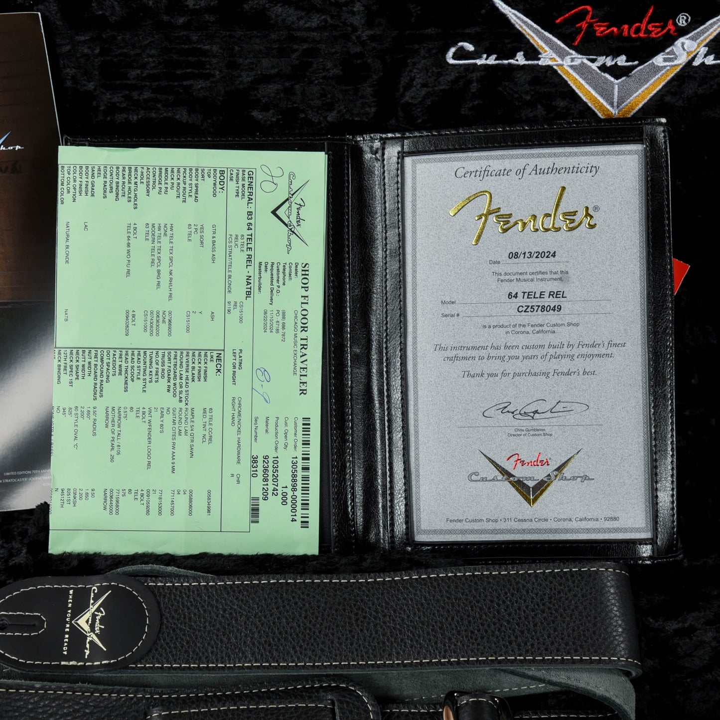 Fender Custom Shop '64 Telecaster Relic Natural Blonde 2024