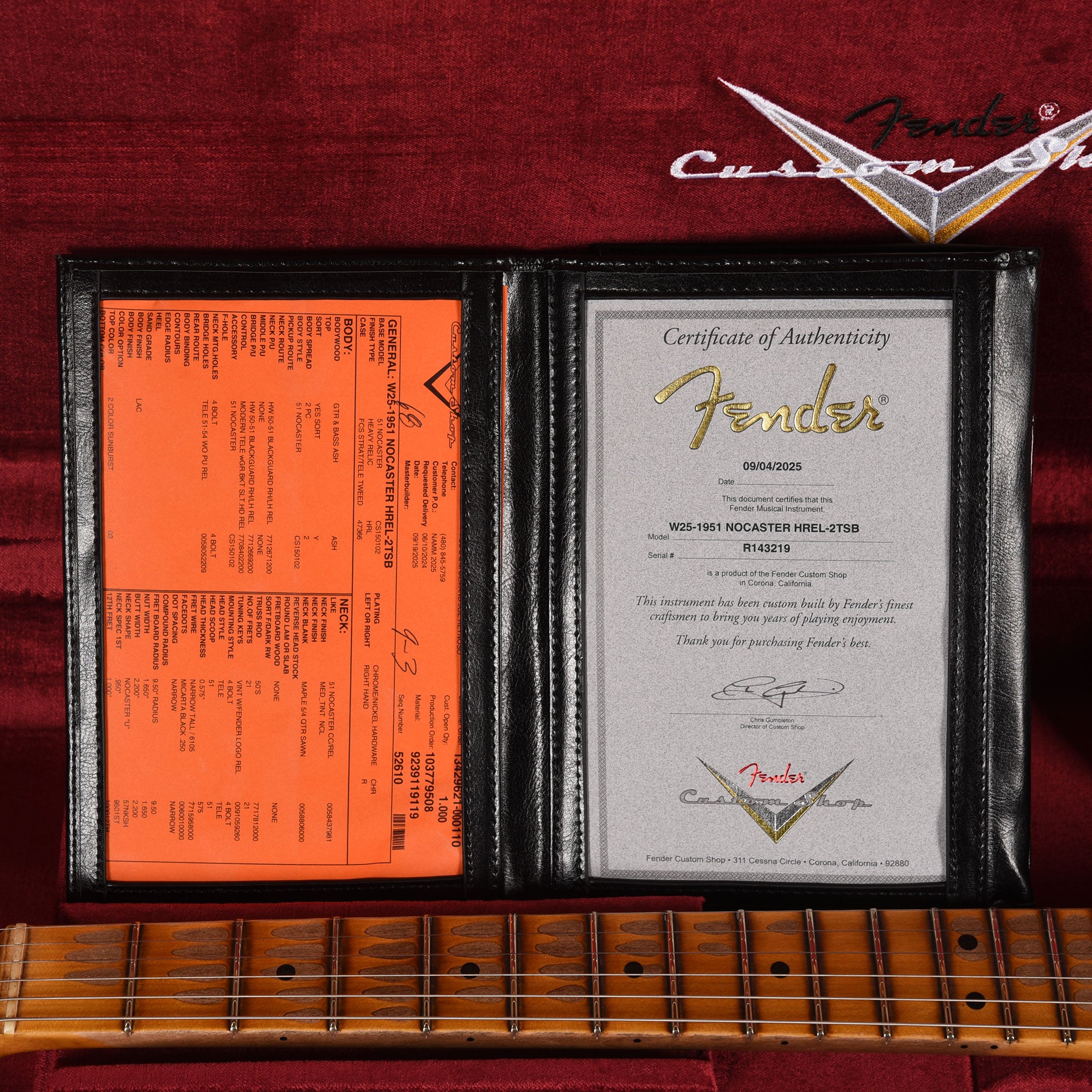 Fender Custom Shop 1951 Nocaster Heavy Relic 2-Tone Sunburst