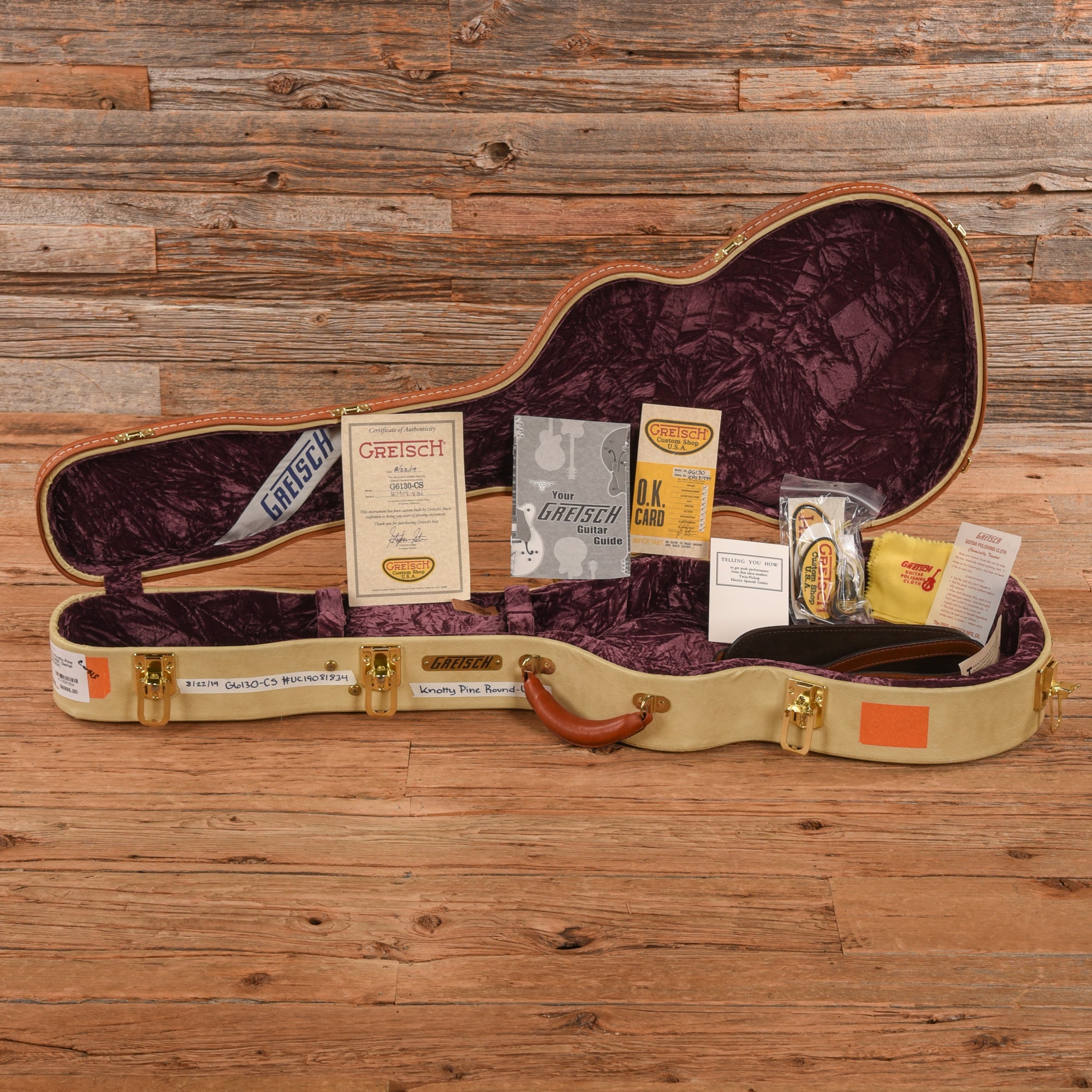 Gretsch Custom Shop G6130 1955 Round-Up NOS Natural 2019