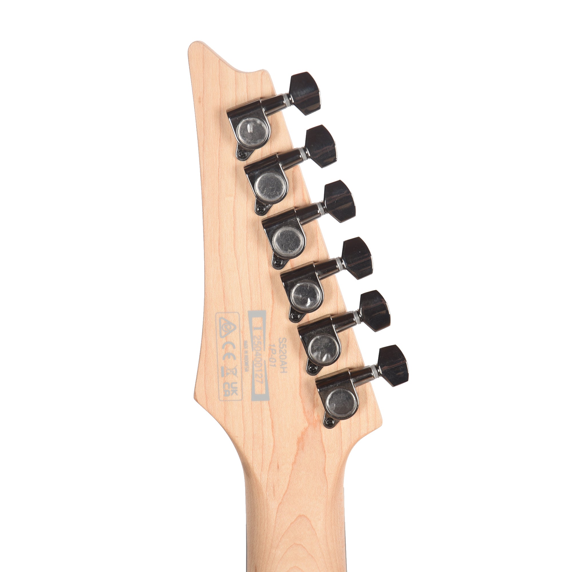 Ibanez S520AHOBF S Standard Electric Guitar Cosmic Blue Stained Flat