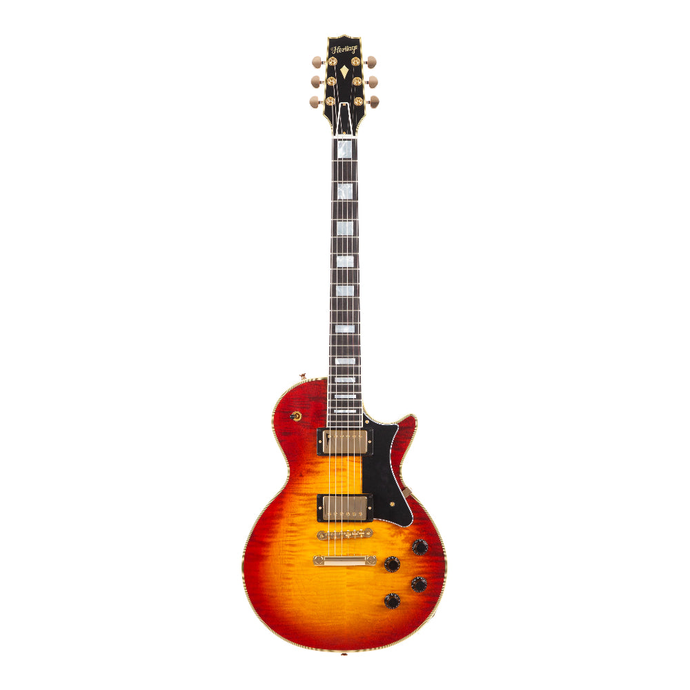 Heritage Custom Shop Core H-157 Maple Top Dark Cherry Sunburst