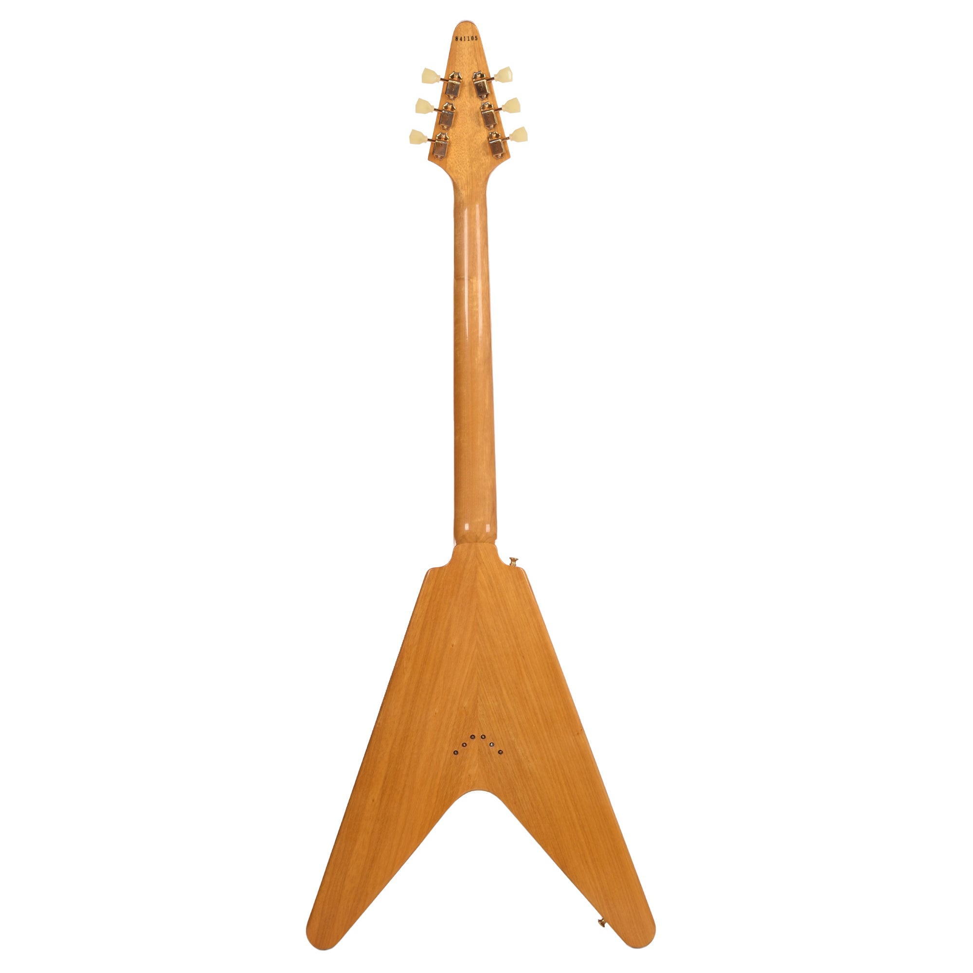 Gibson Custom Shop 1958 Korina Flying V Reissue Natural w/White Pickguard