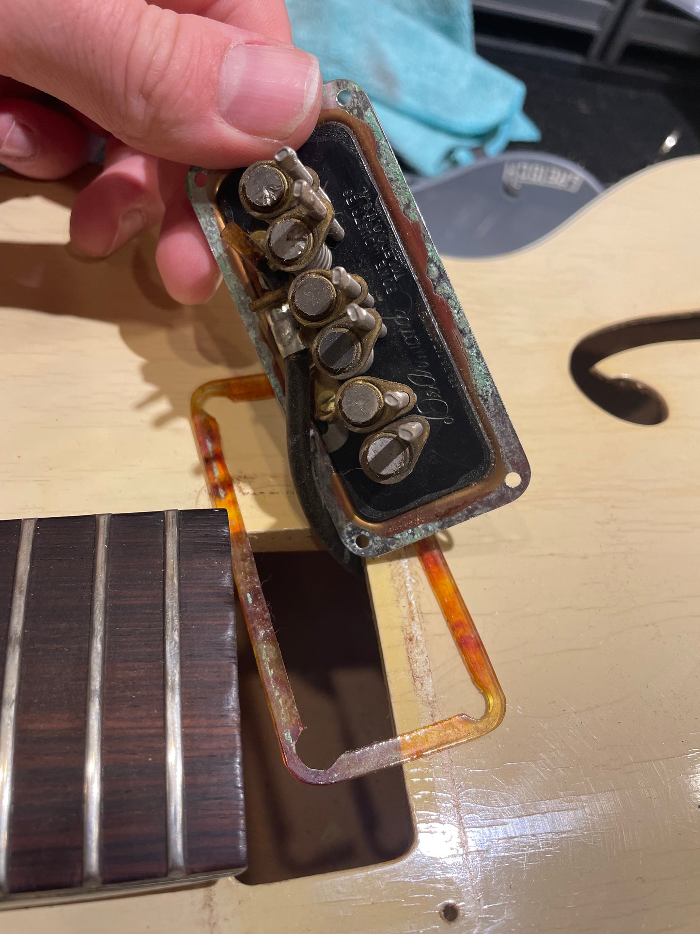 Gretsch 6187 Corvette Archtop Ivory / Charcoal Metallic 1957