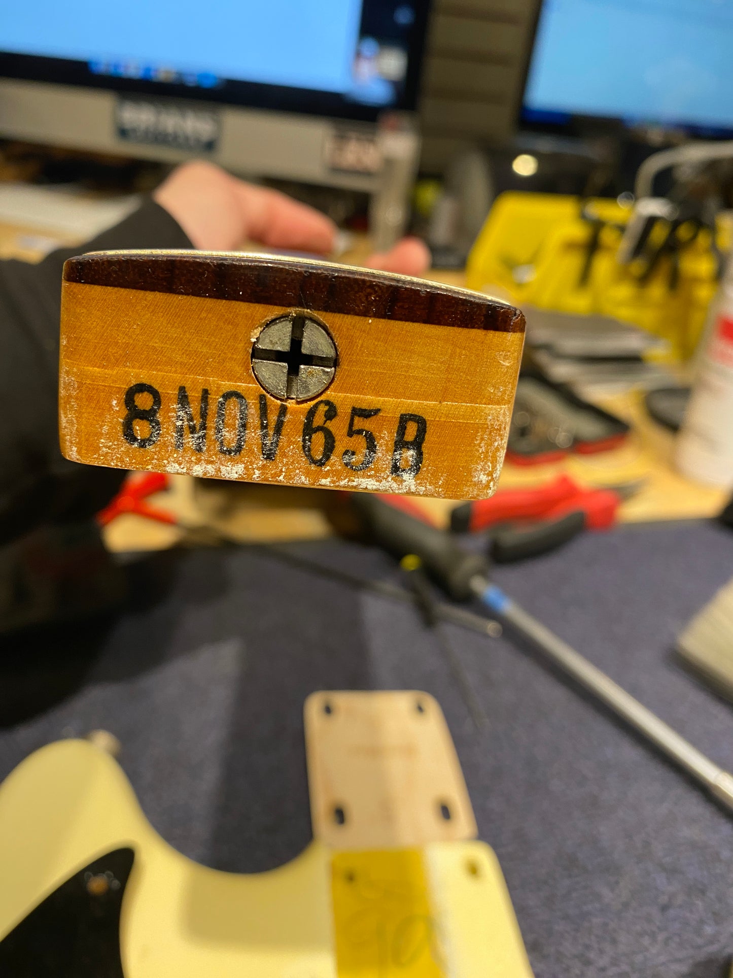 Fender Mustang White 1965