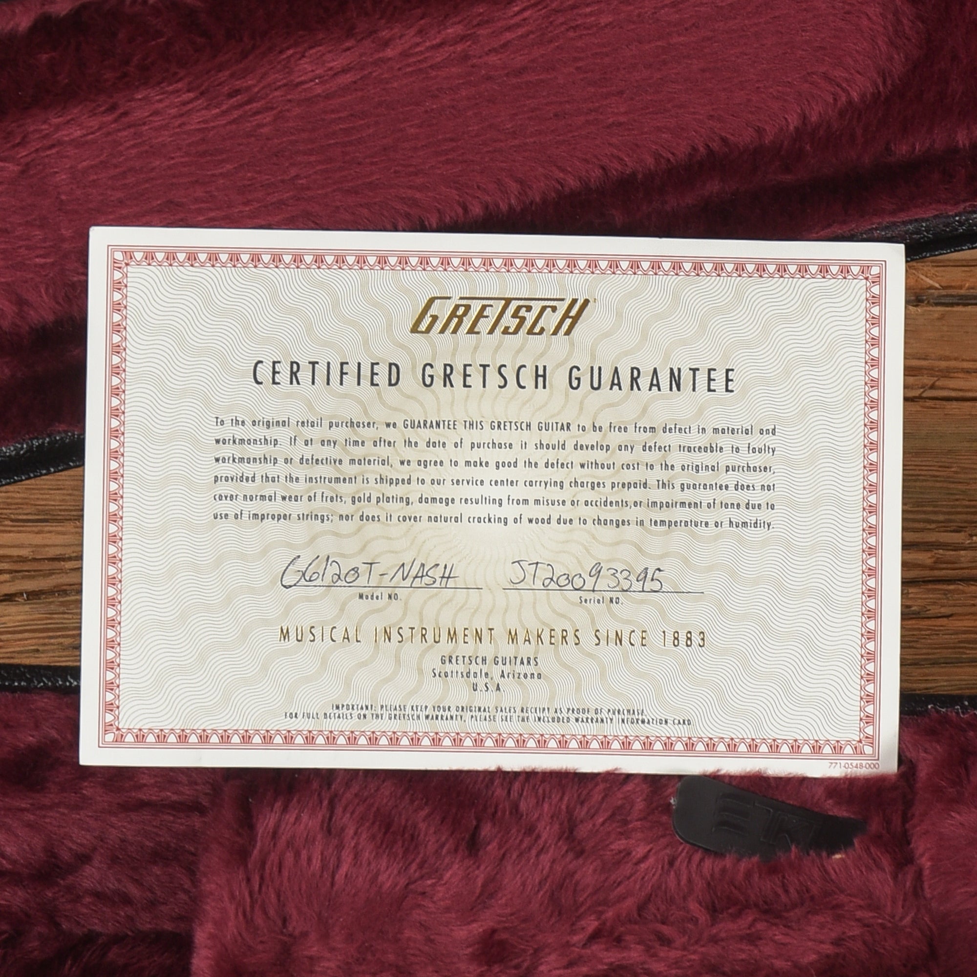 Gretsch G6120T Players Edition Nashville with String-Thru Bigsby Orange Stain 2020