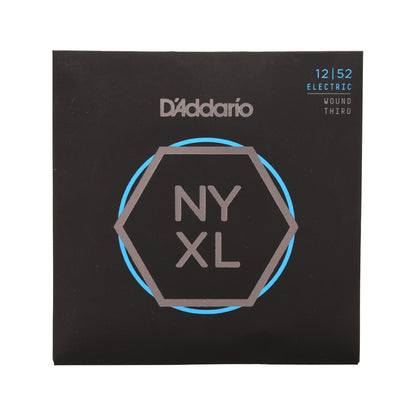 D'Addario NYXL Electric Guitar Strings Lite Wound Third 12-52