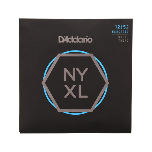 D'Addario NYXL Electric Guitar Strings Lite Wound Third 12-52