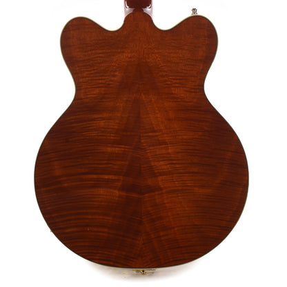 Gretsch Limited Edition Electromatic Flame Okoume Broadkaster Double-Cut with Bigsby Roundup Orange