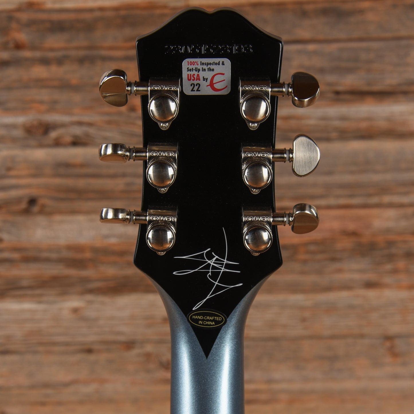 Epiphone Jared James Nichols Signature "Blues Power" Les Paul Custom Pelham Blue 2023