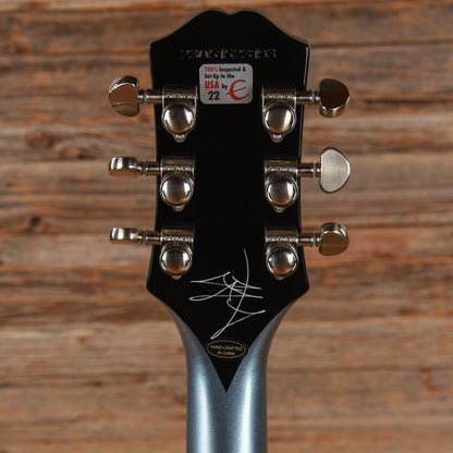 Epiphone Jared James Nichols Signature "Blues Power" Les Paul Custom Pelham Blue 2023