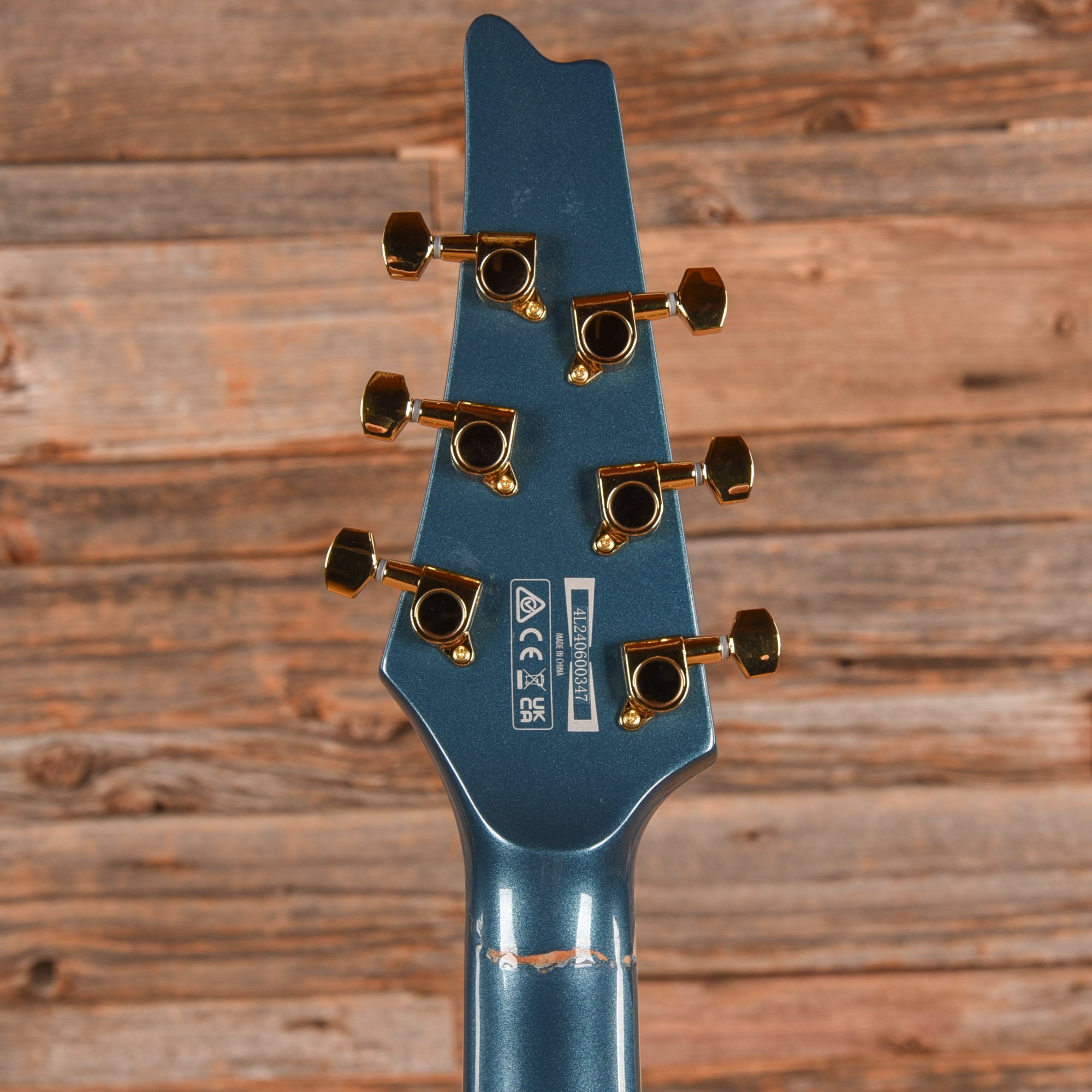 Ibanez IC420ABM Iceman 6-String Electric Guitar Antique Blue Metallic