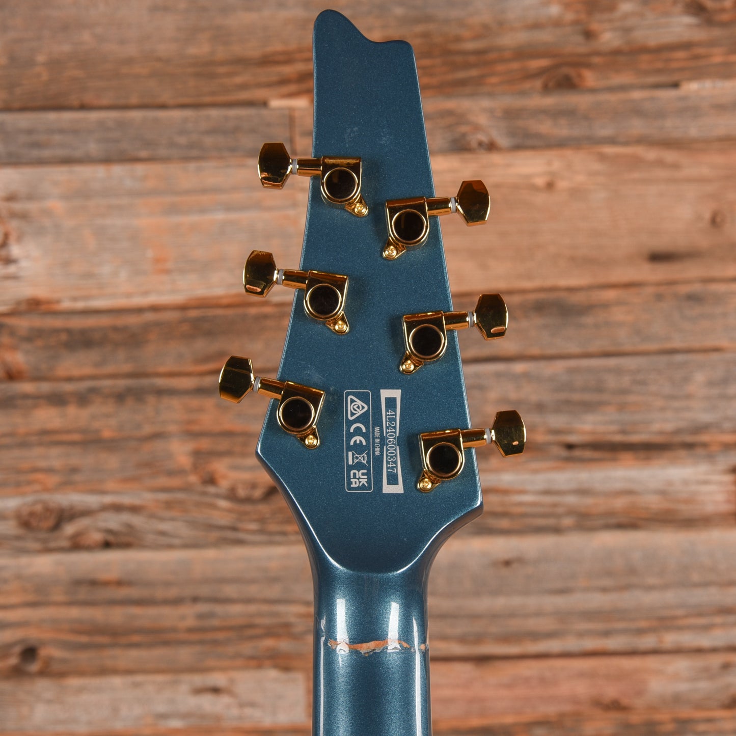 Ibanez IC420ABM Iceman 6-String Electric Guitar Antique Blue Metallic