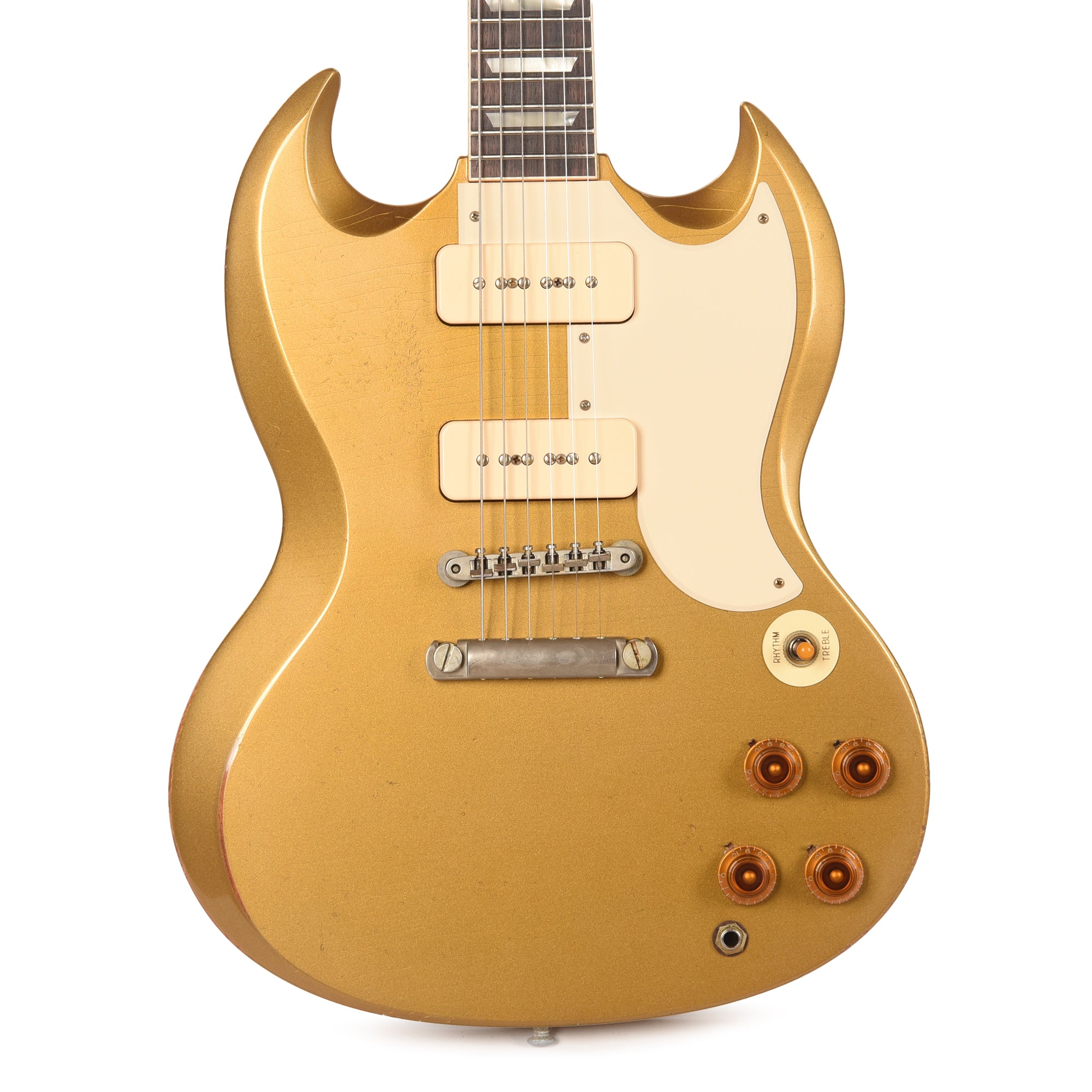 Gibson Custom Shop 1961 Les Paul SG Standard Antique Double Gold Murphy Lab Light Aged w/P90s