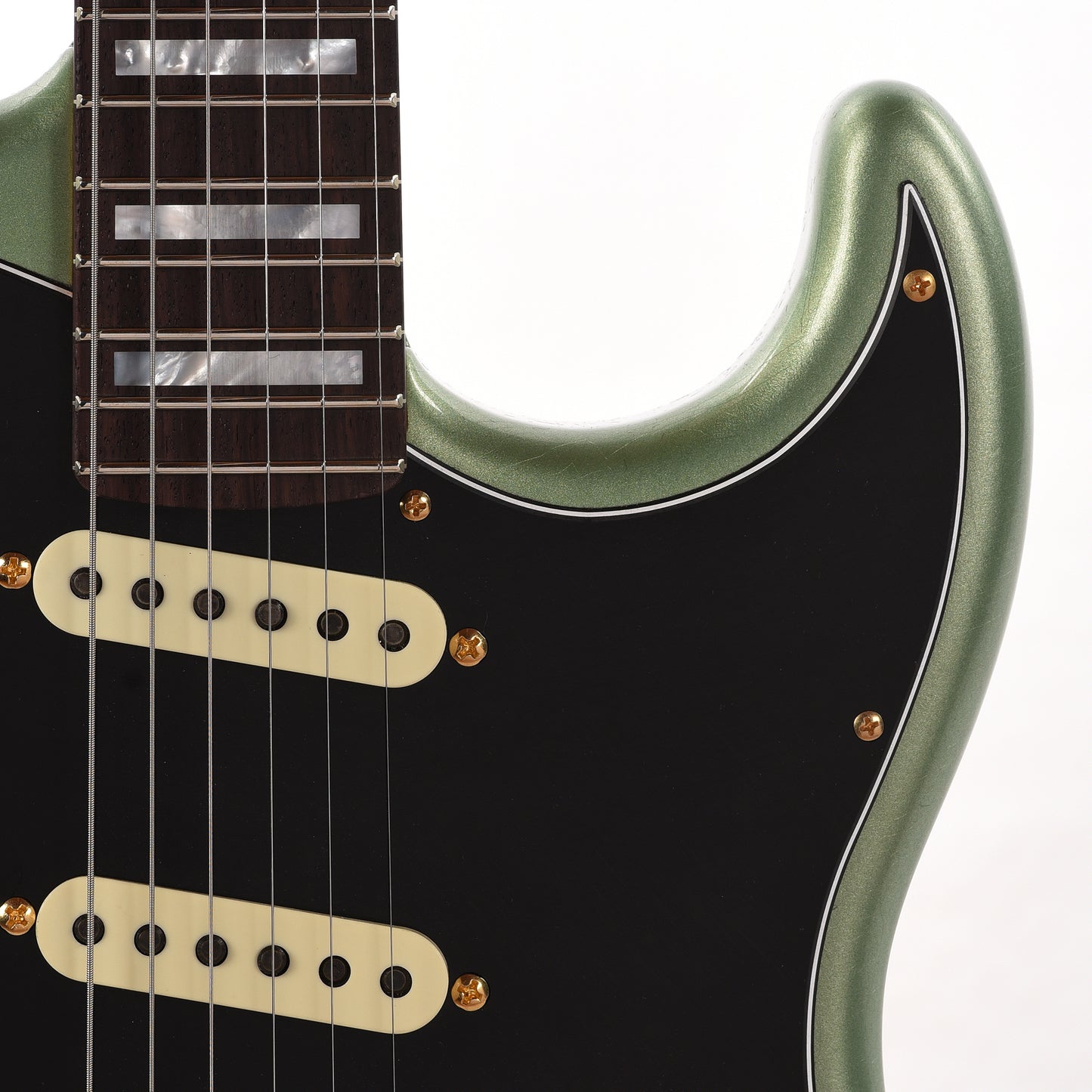 Fender Custom Shop Offset Stratocaster Deluxe Closet Classic Sage Green Metallic Master Built by Kyle McMillin