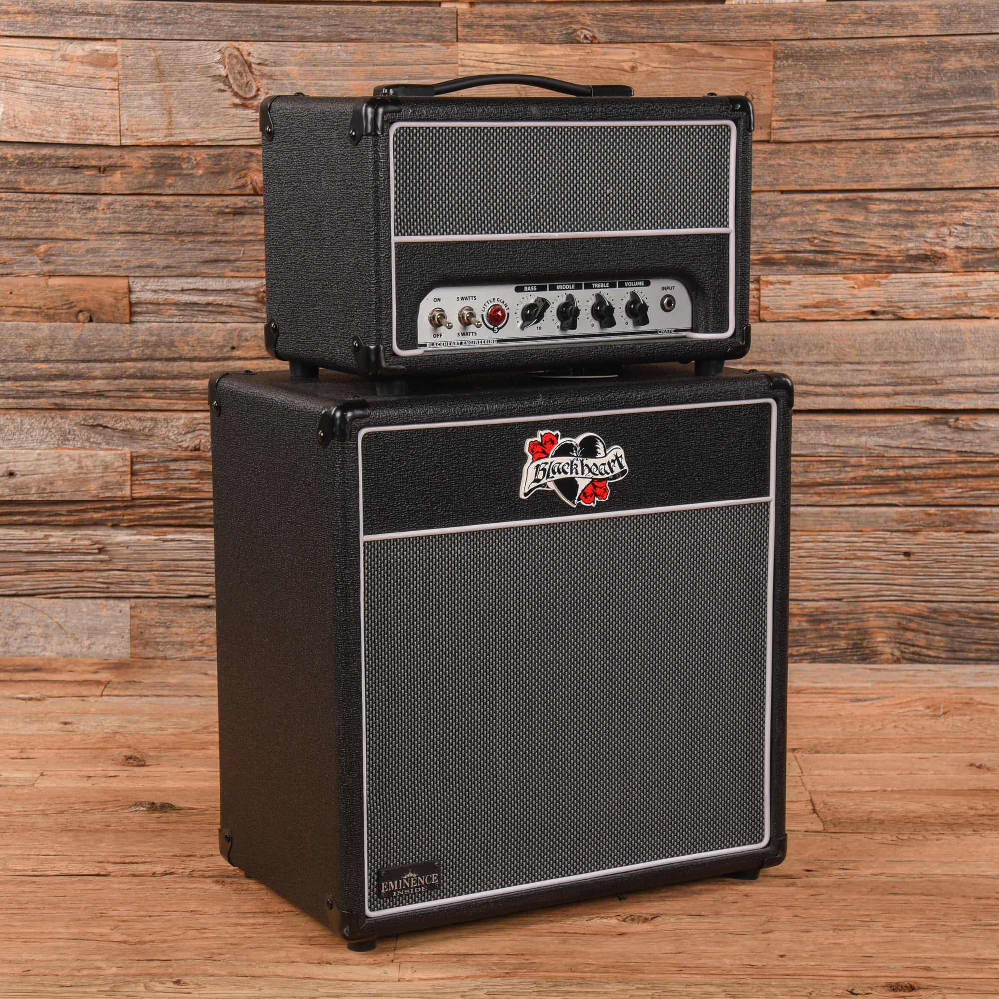 Blackheart BH-5H Little Giant 5-Watt Guitar Amp Head w/Matching Cabinet